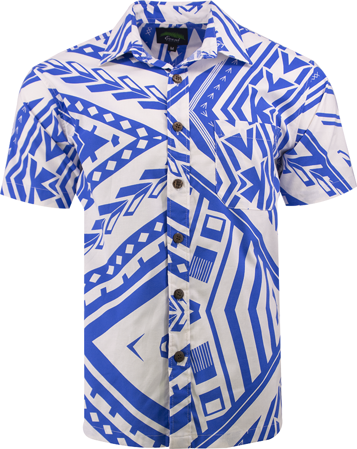 Eveni Pacific Men's Classic Shirt - Odesa Blue
