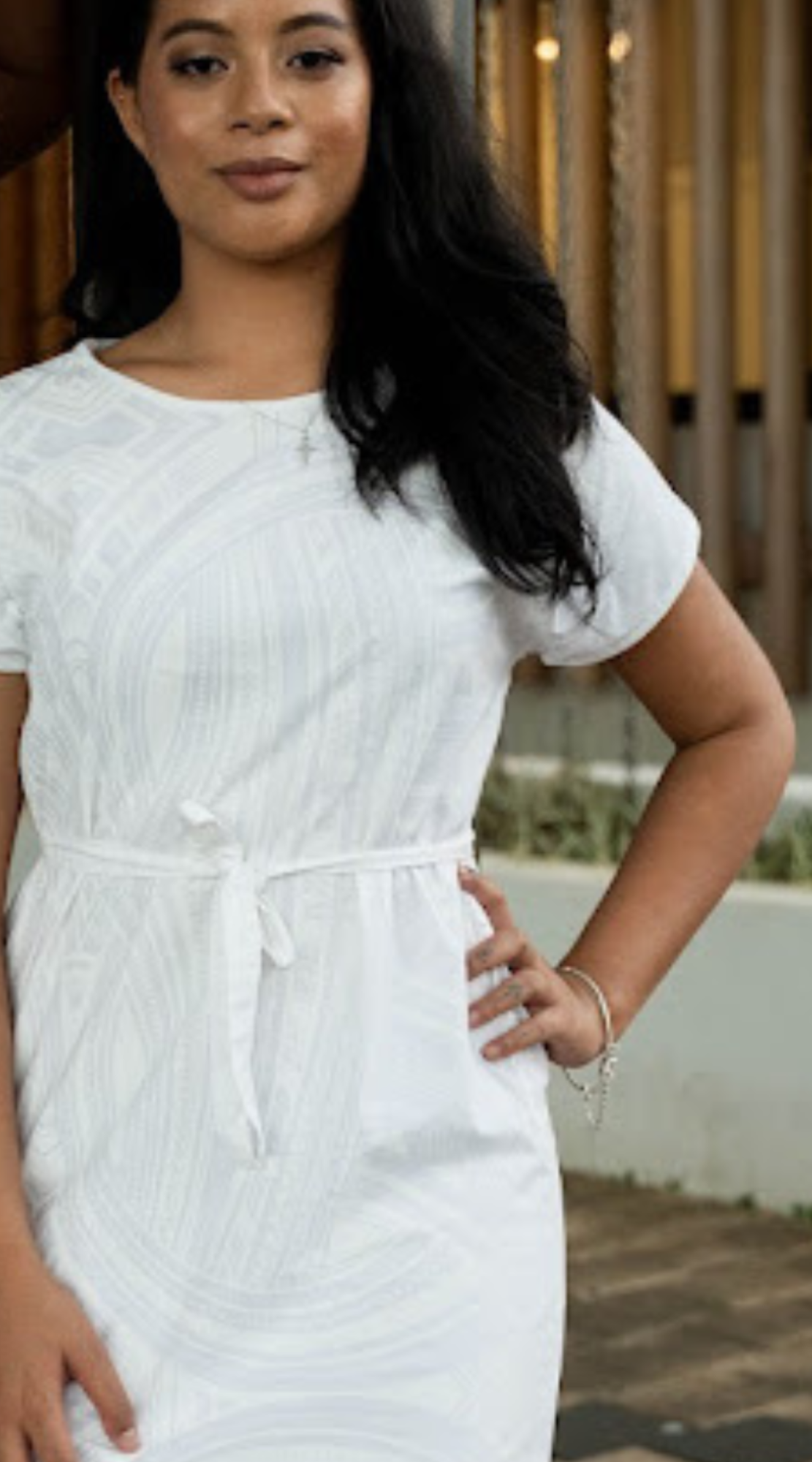 Eveni Pacific Ladies Kendall Maxi Dress - Set White