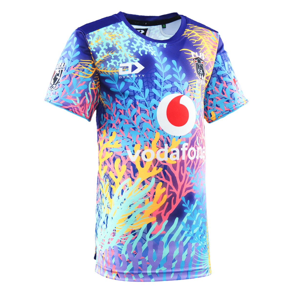 Fiji Bati Rugby League Adults Captain Run Tee - Purple