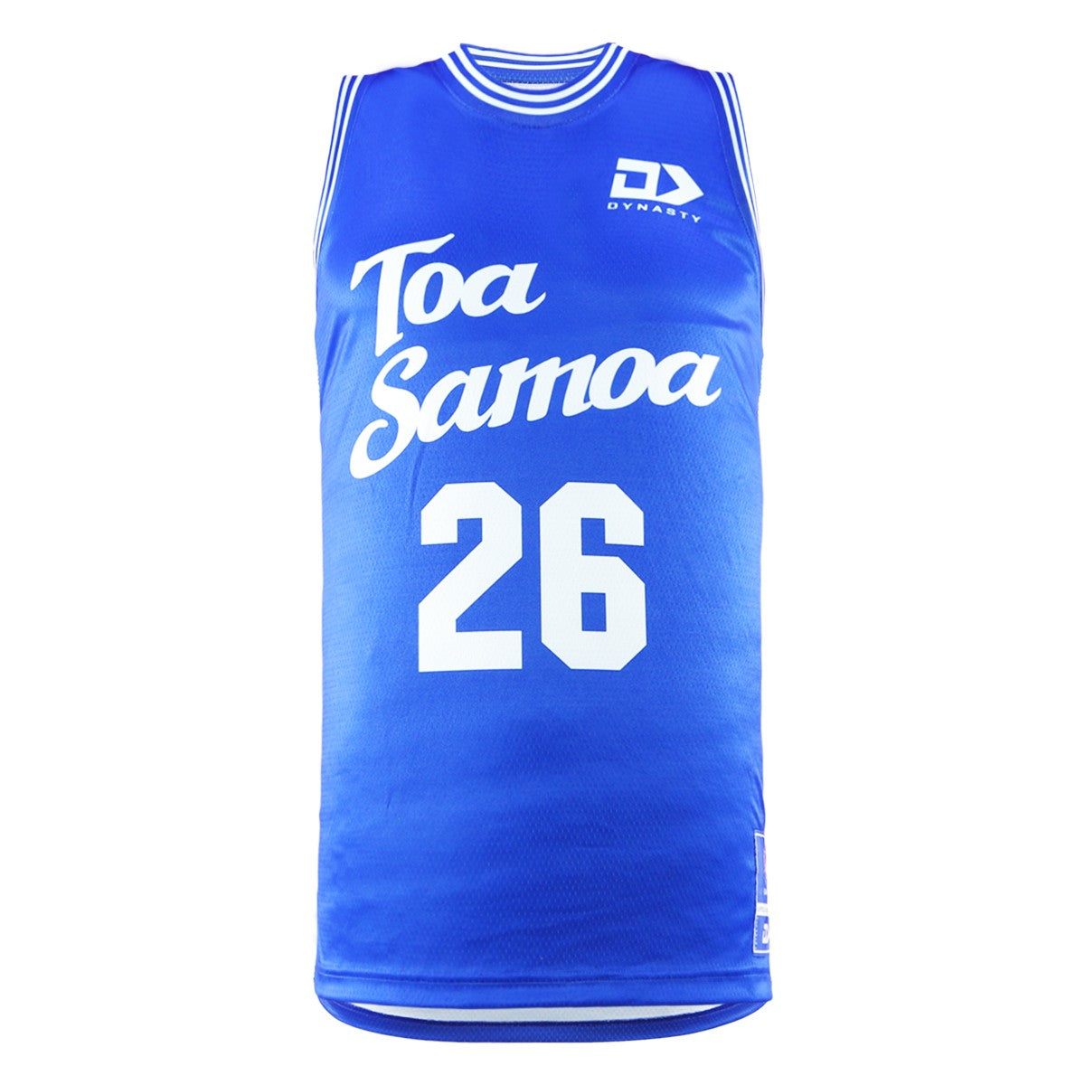 Toa Samoa Rugby League Adults Basketball Singlet - Royal