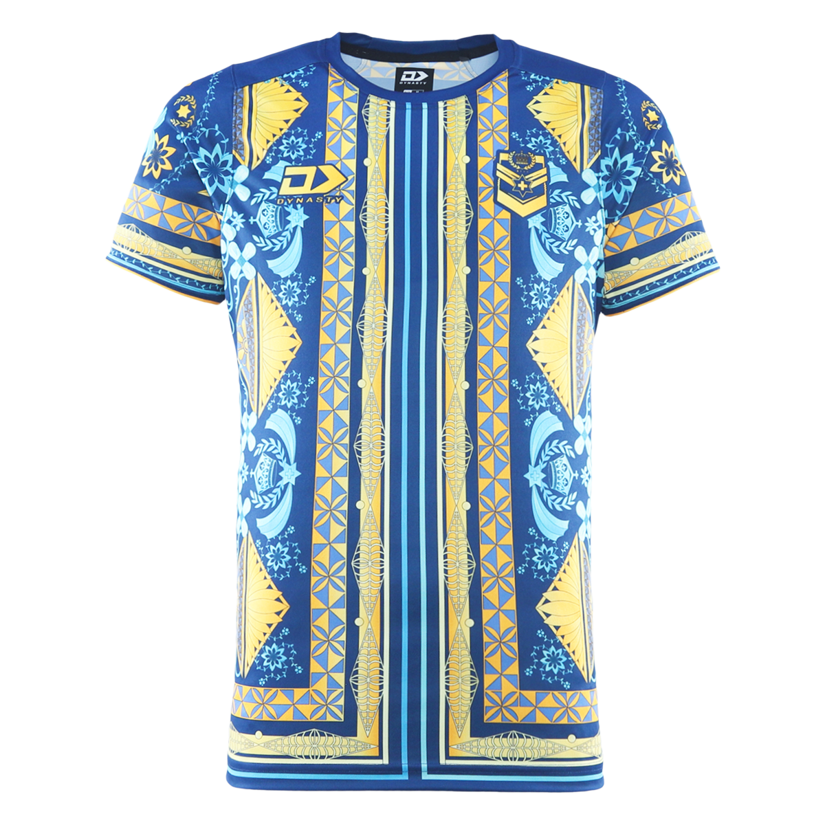 Tonga Rugby League Adults Captains Run Tee - Navy