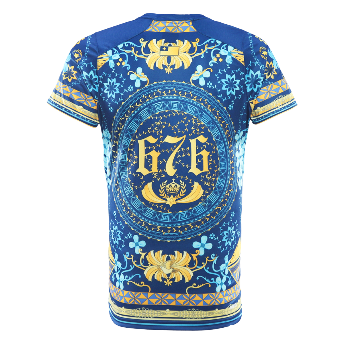 Tonga Rugby League Adults Captains Run Tee - Navy