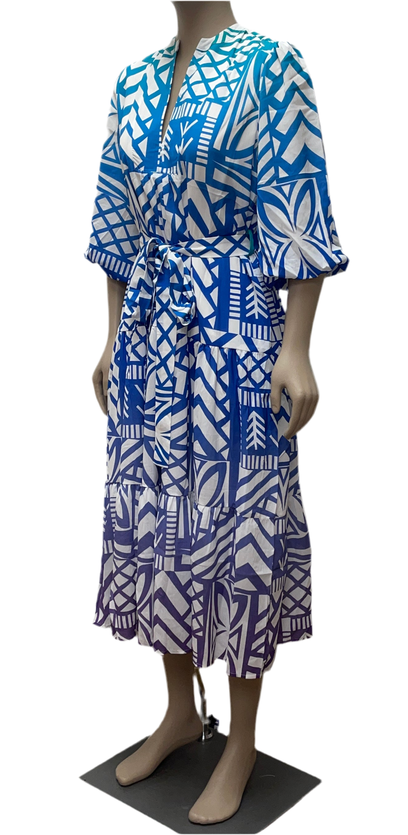 KP LD Dress Fanny Mana Mosaic