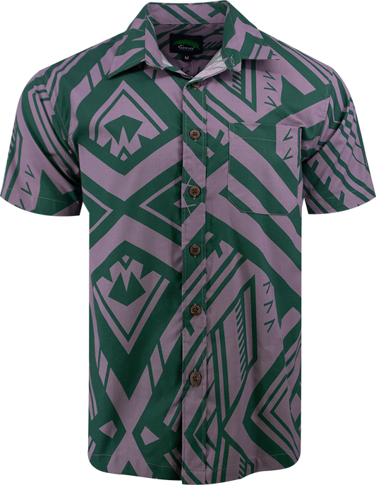 Eveni Pacific Men's Classic Shirt - Green Tea