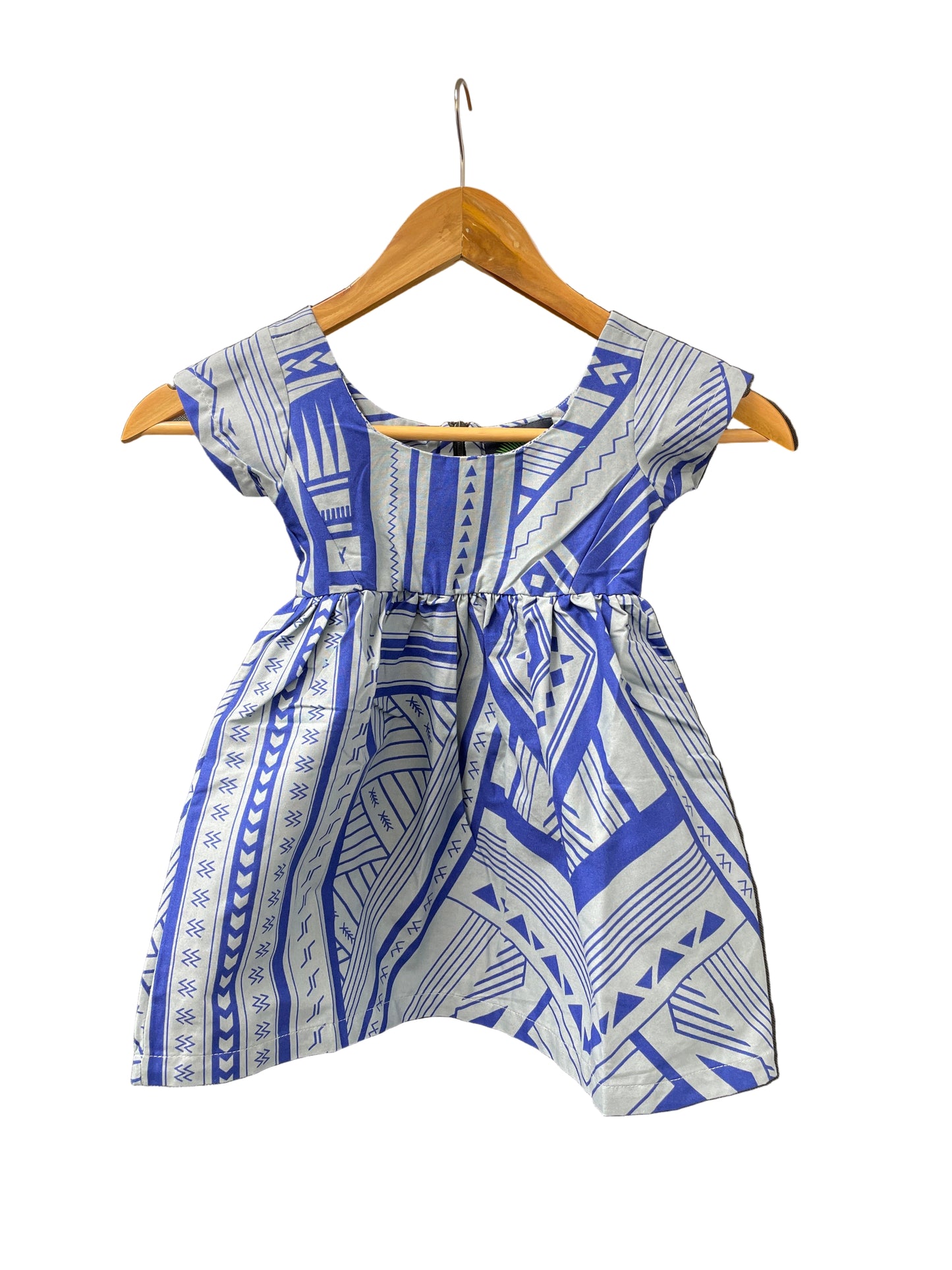 Eveni Kids Girls Midi Dress Island Blue