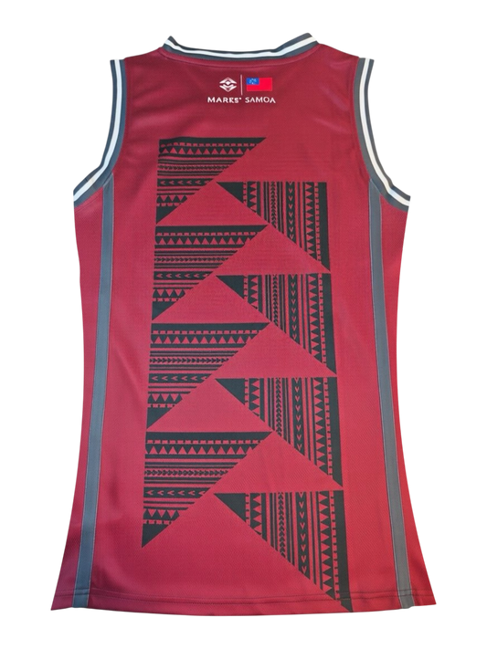 MKS Men's Basketball Jersey 8 Dynasty Maroon