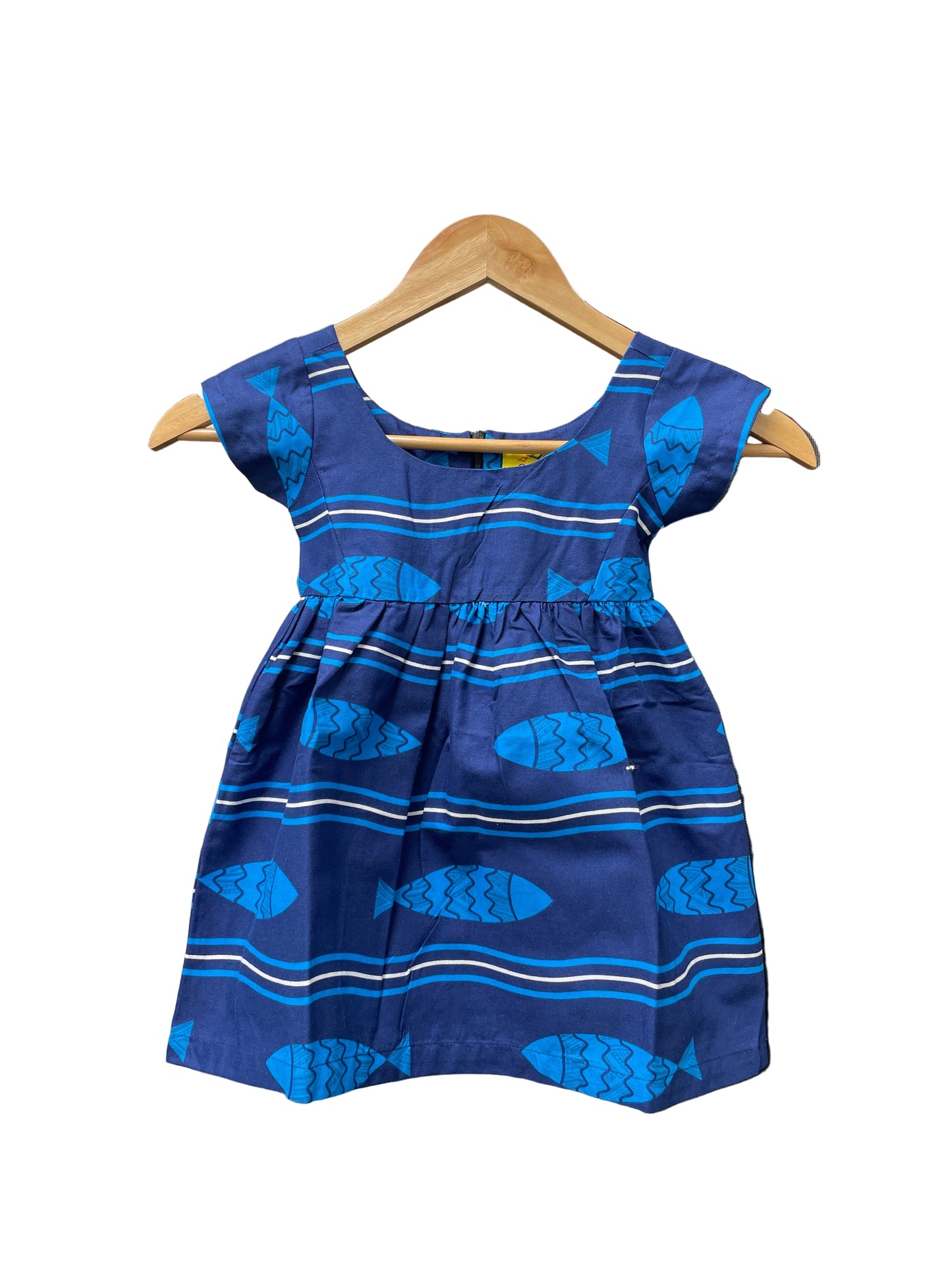Eveni Kids Girls Midi Dress Marine Betta