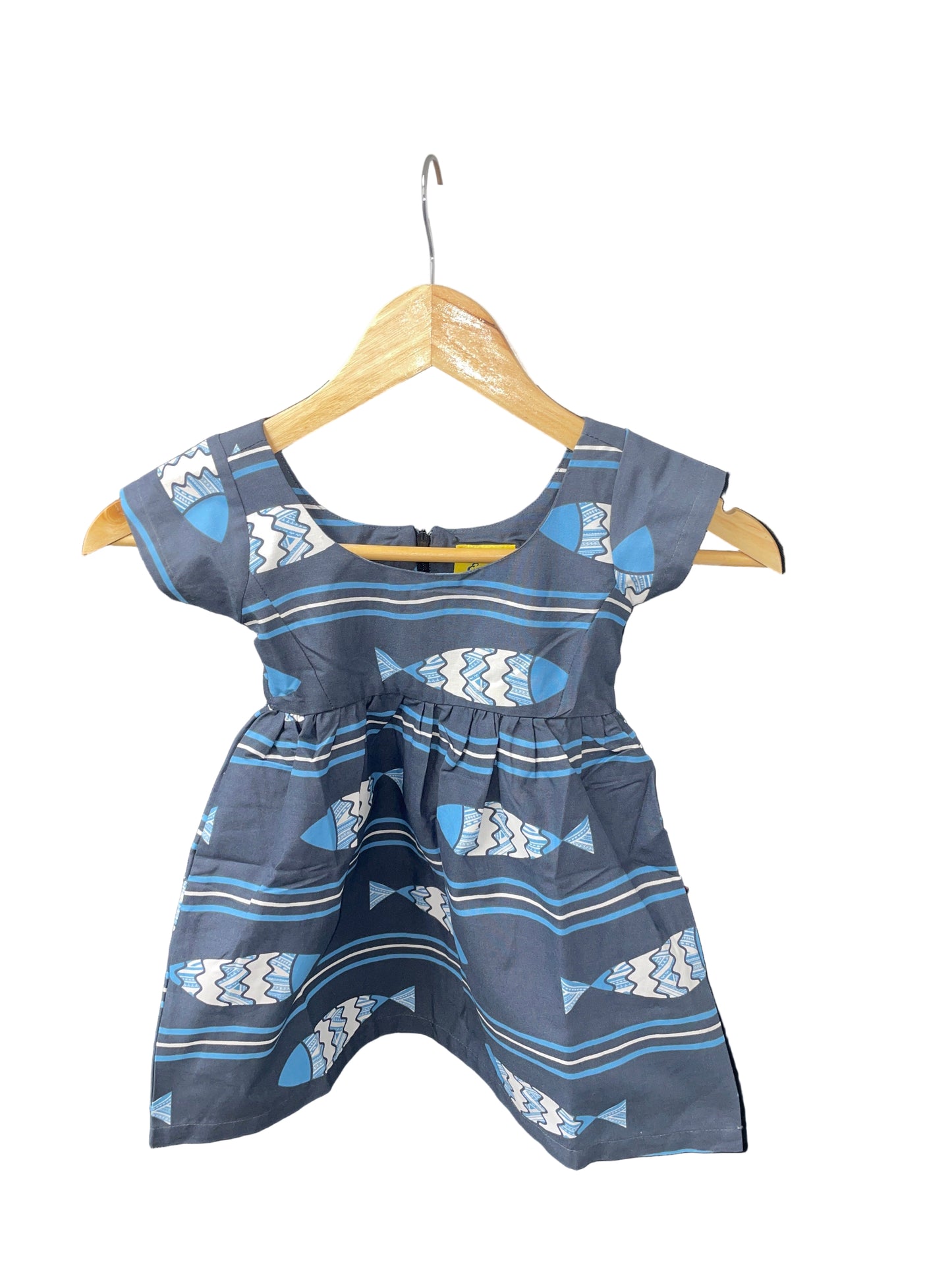 Eveni Kids Girls Midi Dress Platinum Guppy