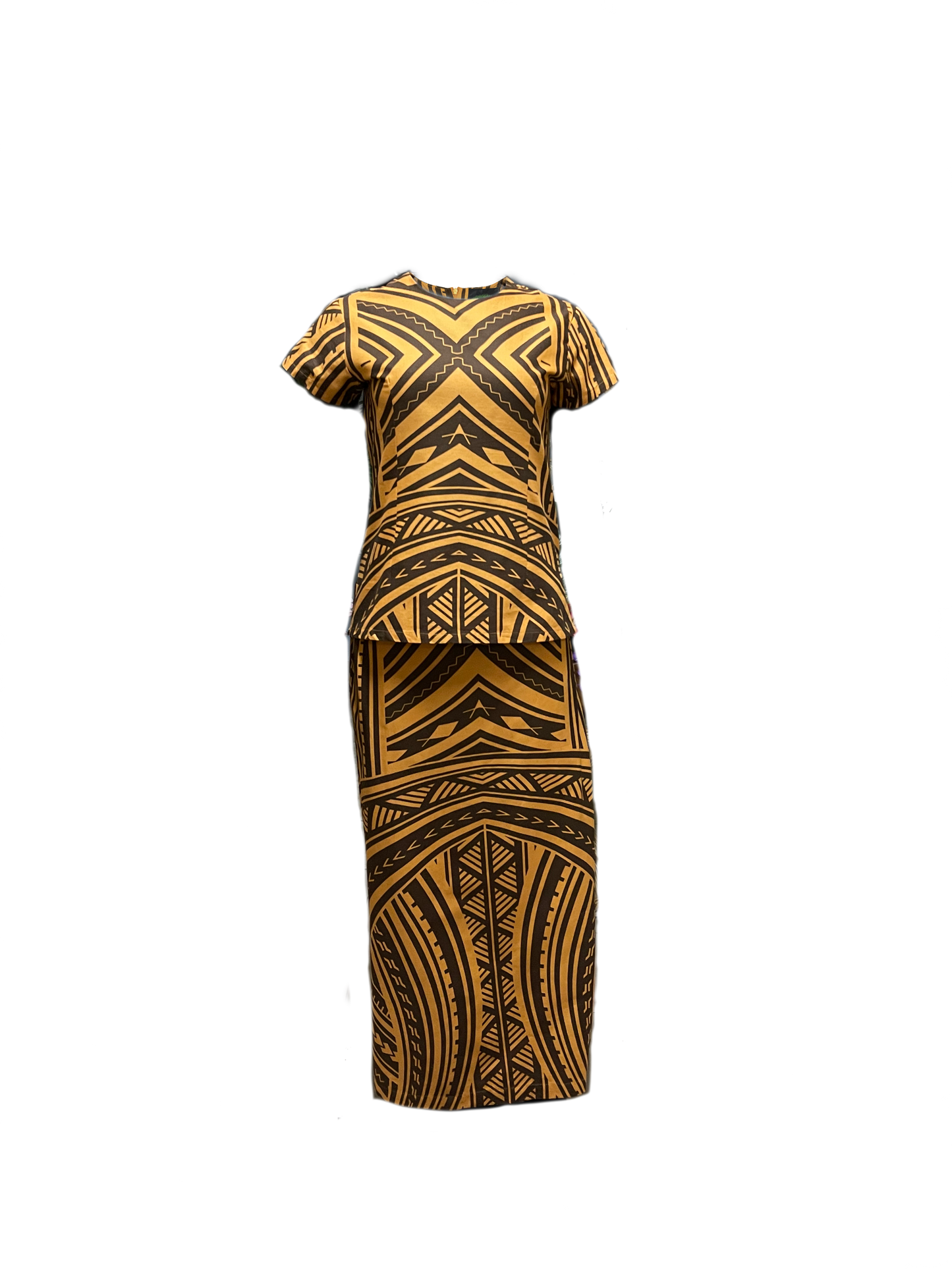 Eveni Pacific Ladies Puletasi Set - Stevenson Cocoa