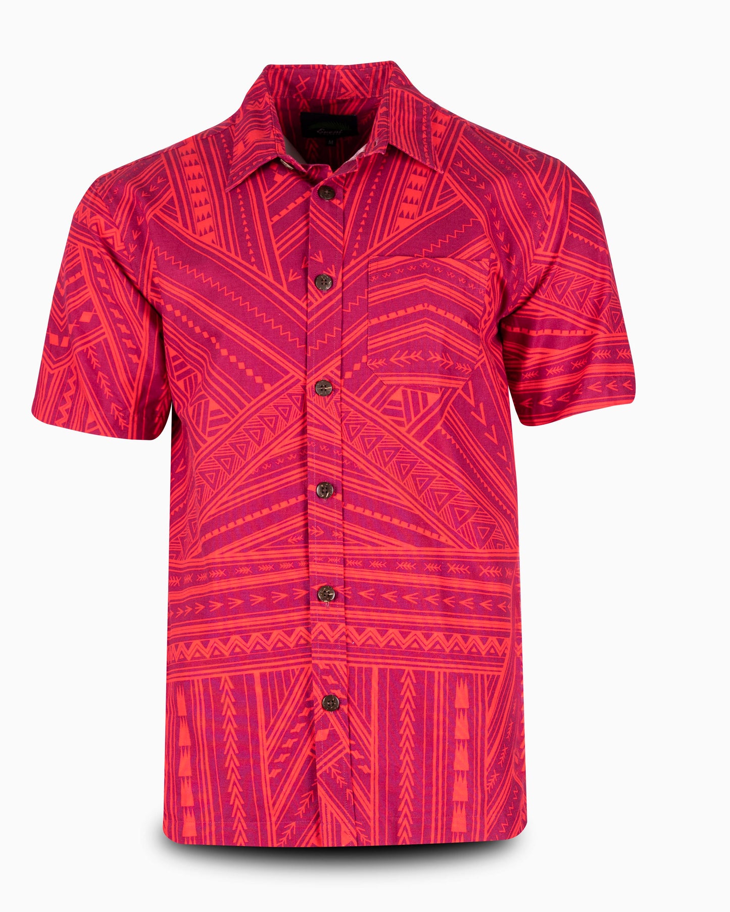 Eveni Pacific Men's Classic Shirt - Red Sea