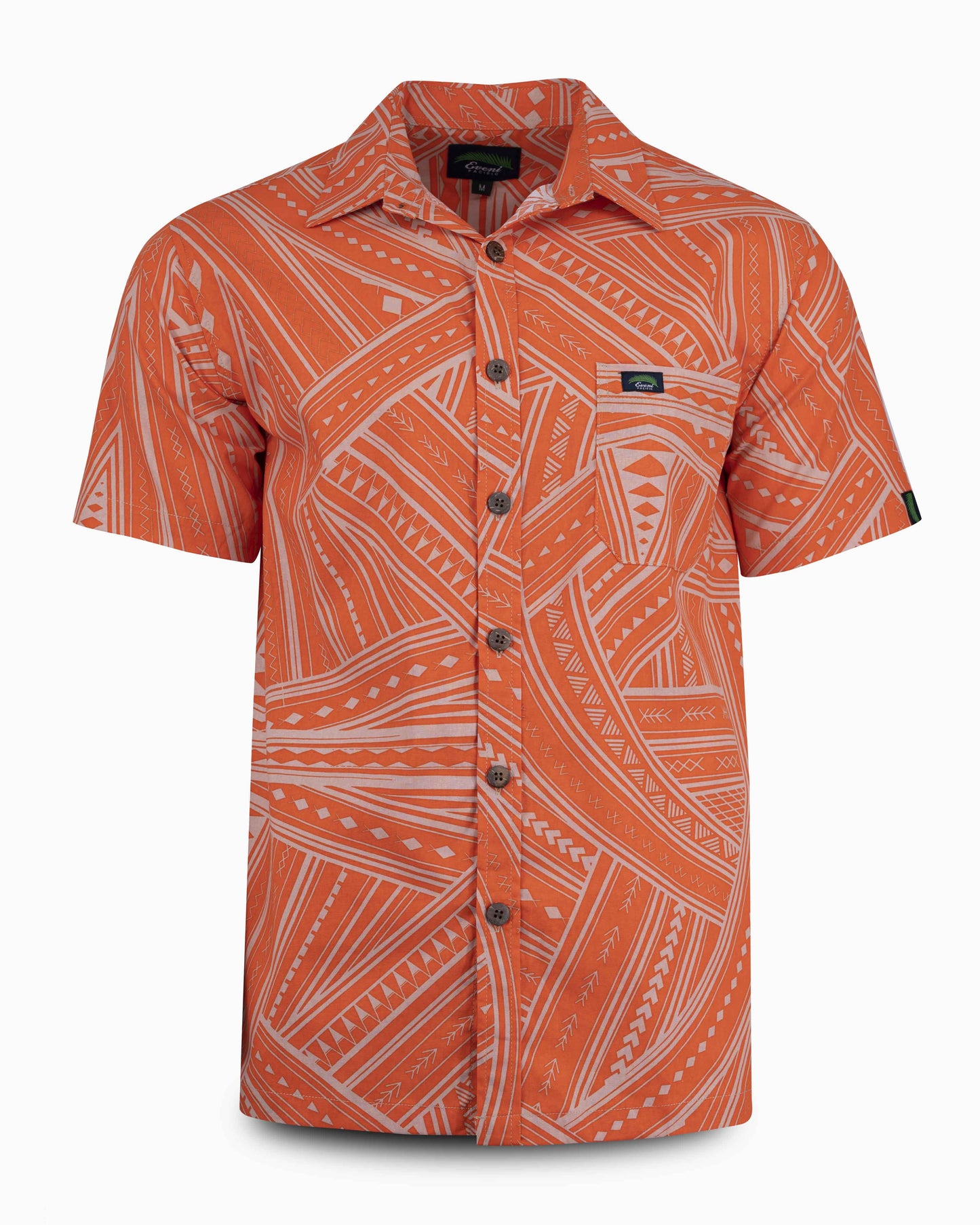 Eveni Pacific Men's Classic Shirt - Mango Tango