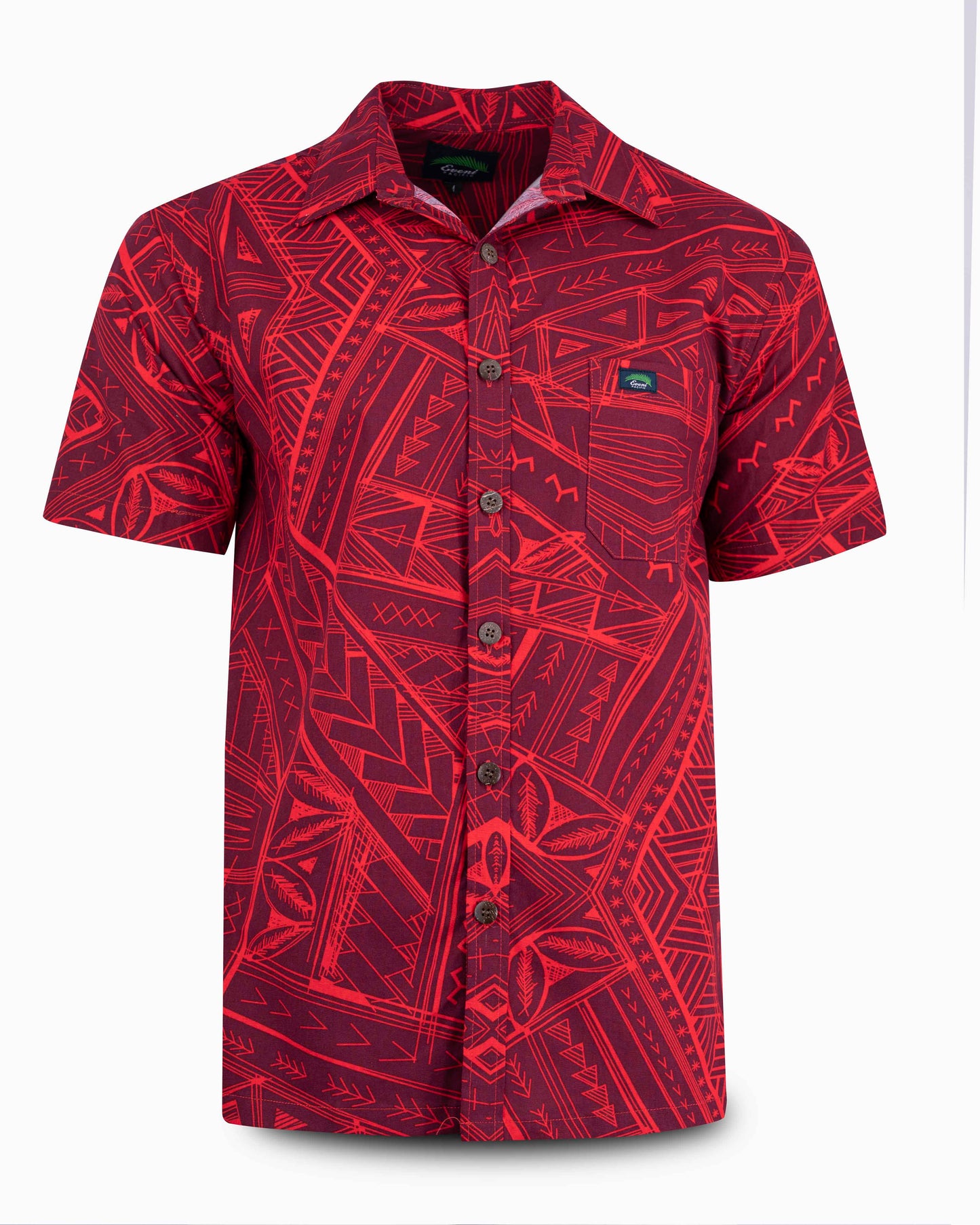Eveni Pacific Men's Classic Shirt - Juju Red