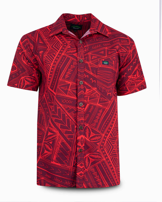 Eveni Pacific Men's Classic Shirt - Juju Red
