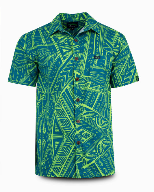 Eveni Pacific Men's Classic Shirt - Mailata Green