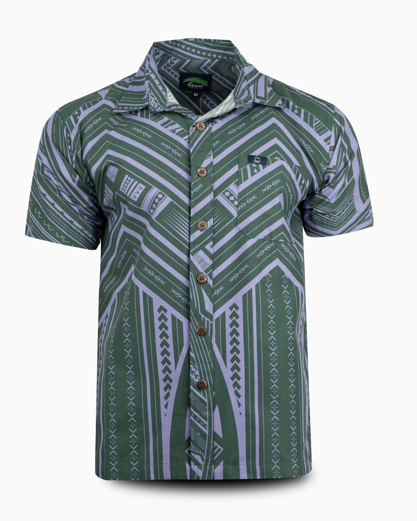 Eveni Pacific Men's Classic Shirt - Troy Green
