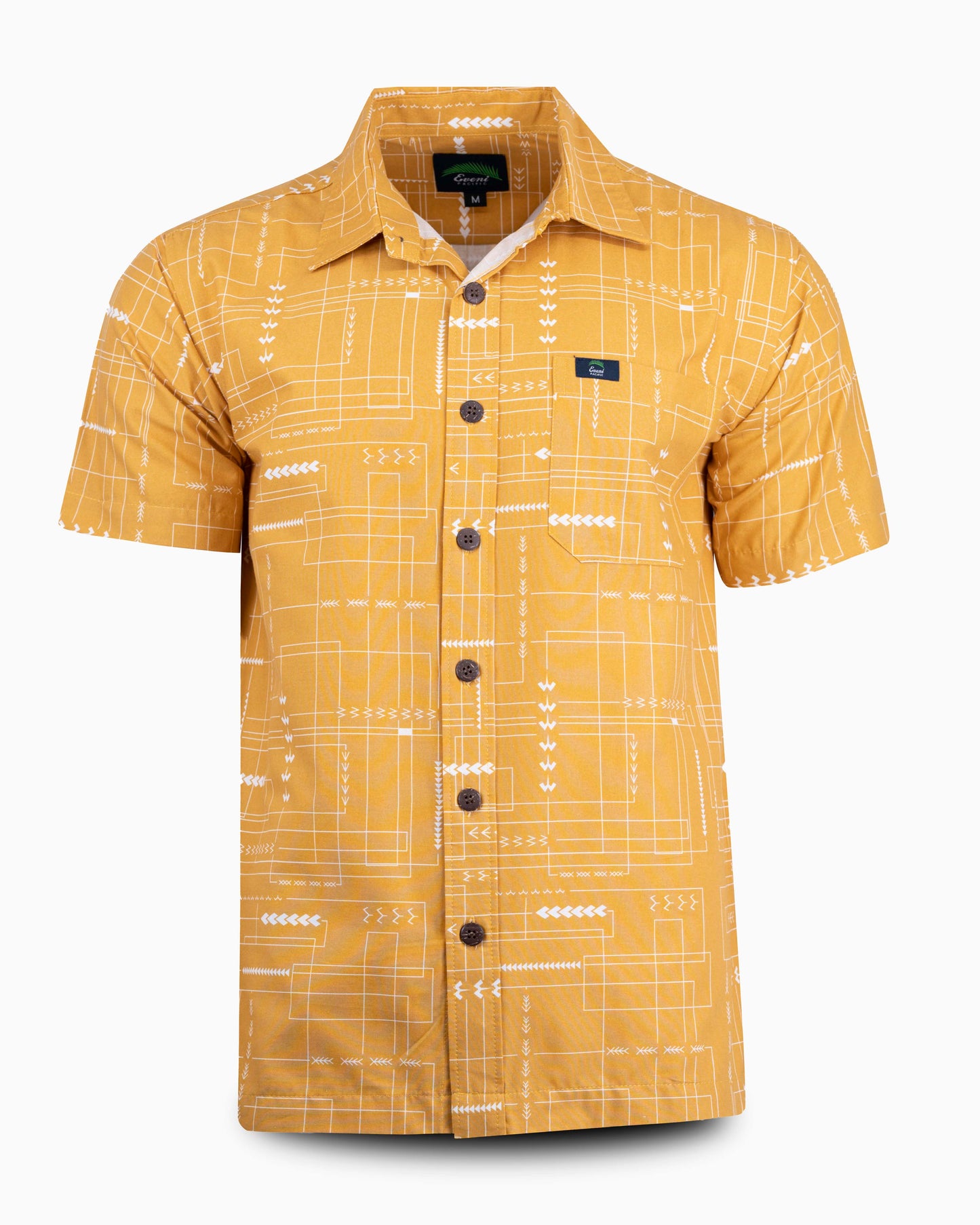 Eveni Pacific Men's Classic Shirt - Oz Yellow