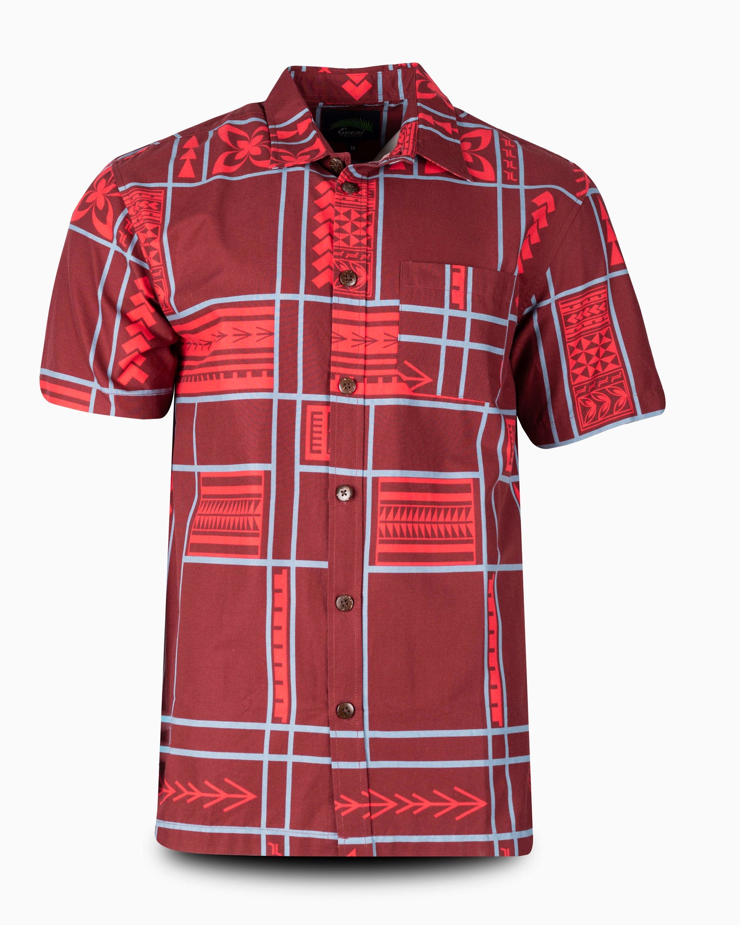 Eveni Pacific Men's Classic Shirt - Tai Red