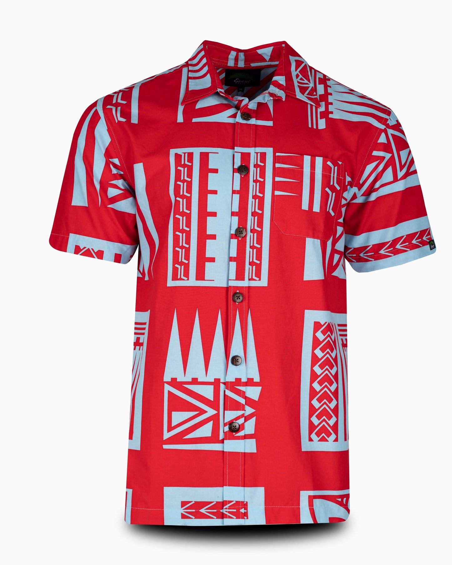 Eveni Pacific Men's Classic Shirt - Lizzo Red