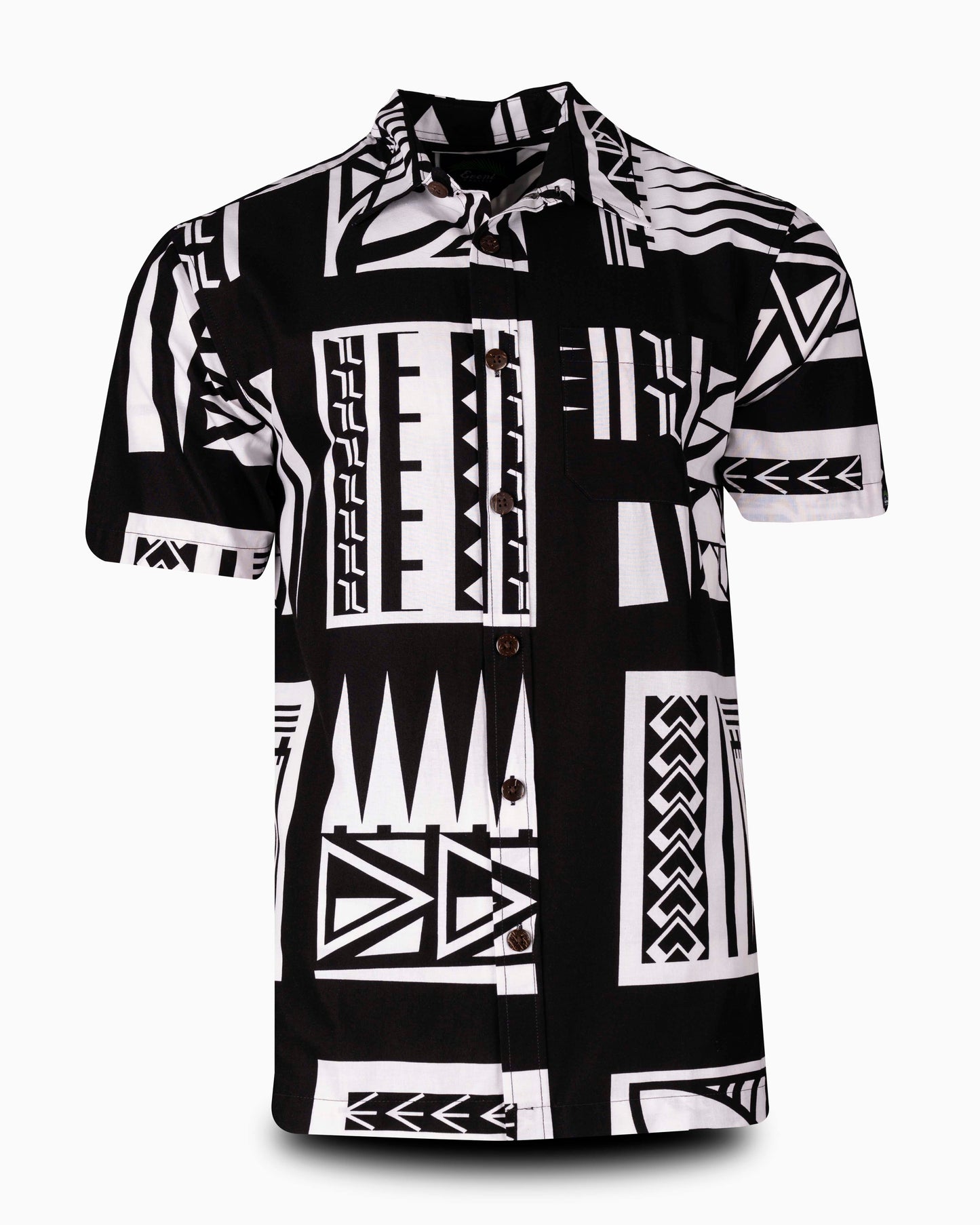 Eveni Pacific Men's Classic Shirt - Malu Black