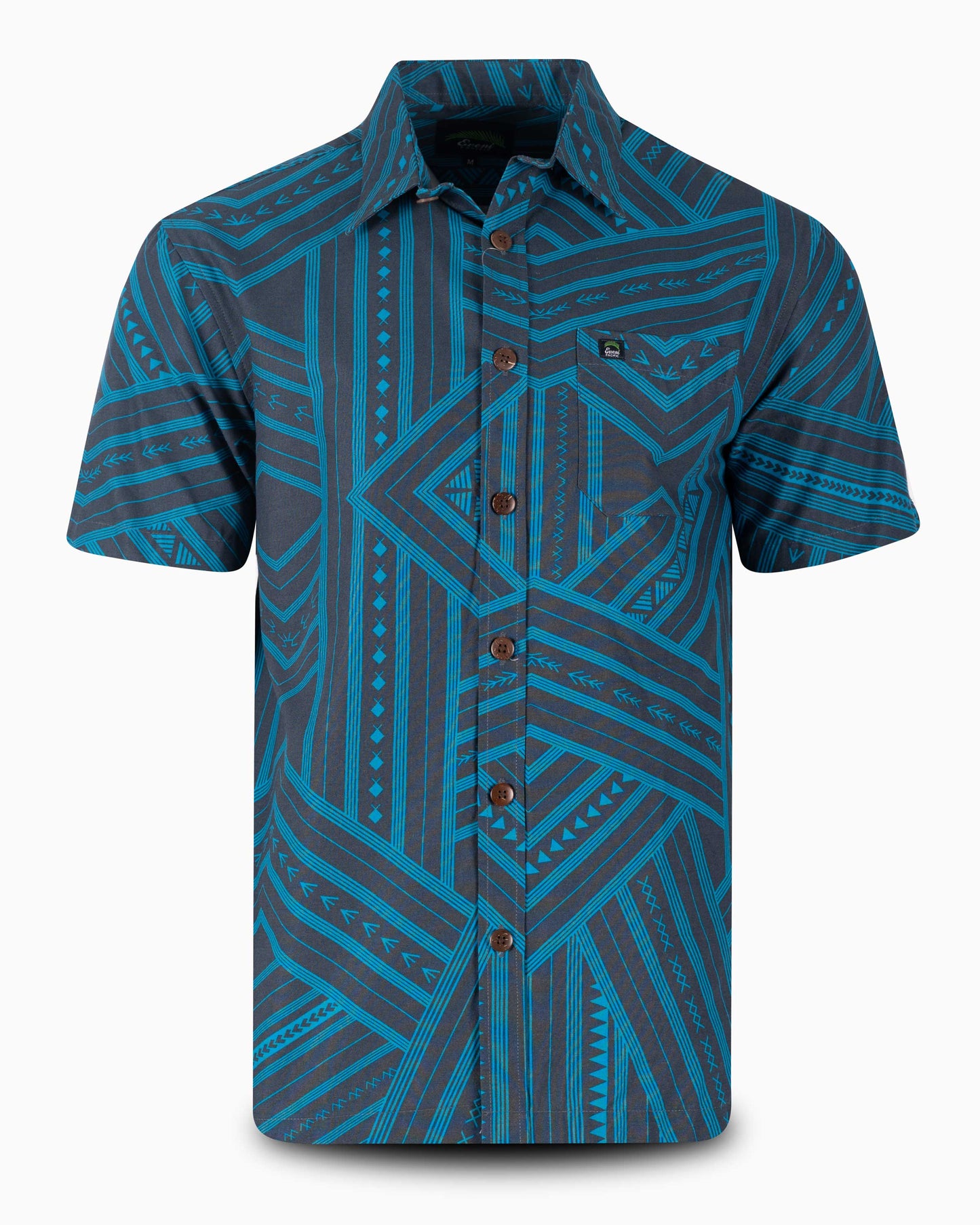 EP MN ELEI SHIRT S/S PARROT NAVY