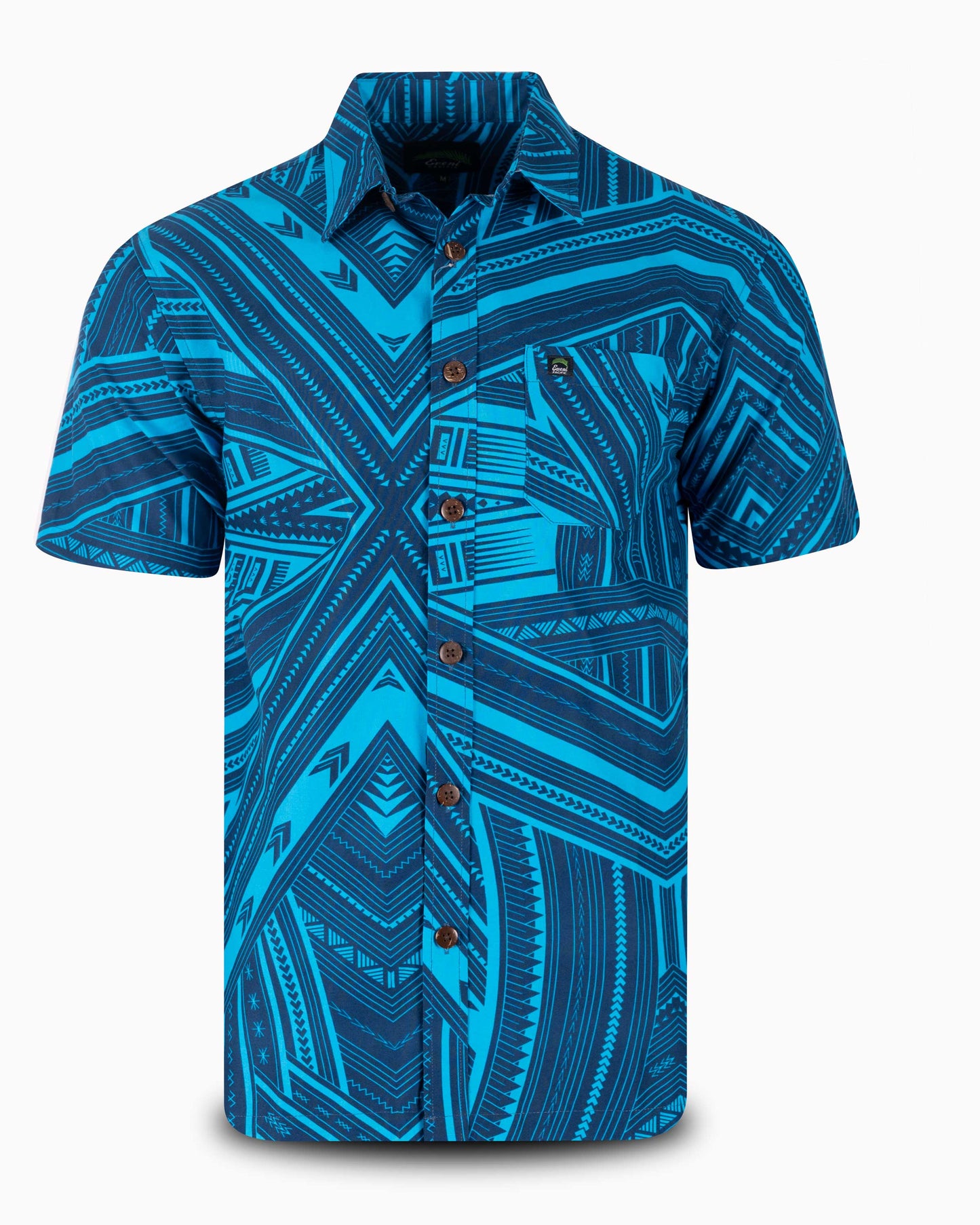 EP MN ELEI SHIRT S/S SAPPHIRE BLUE