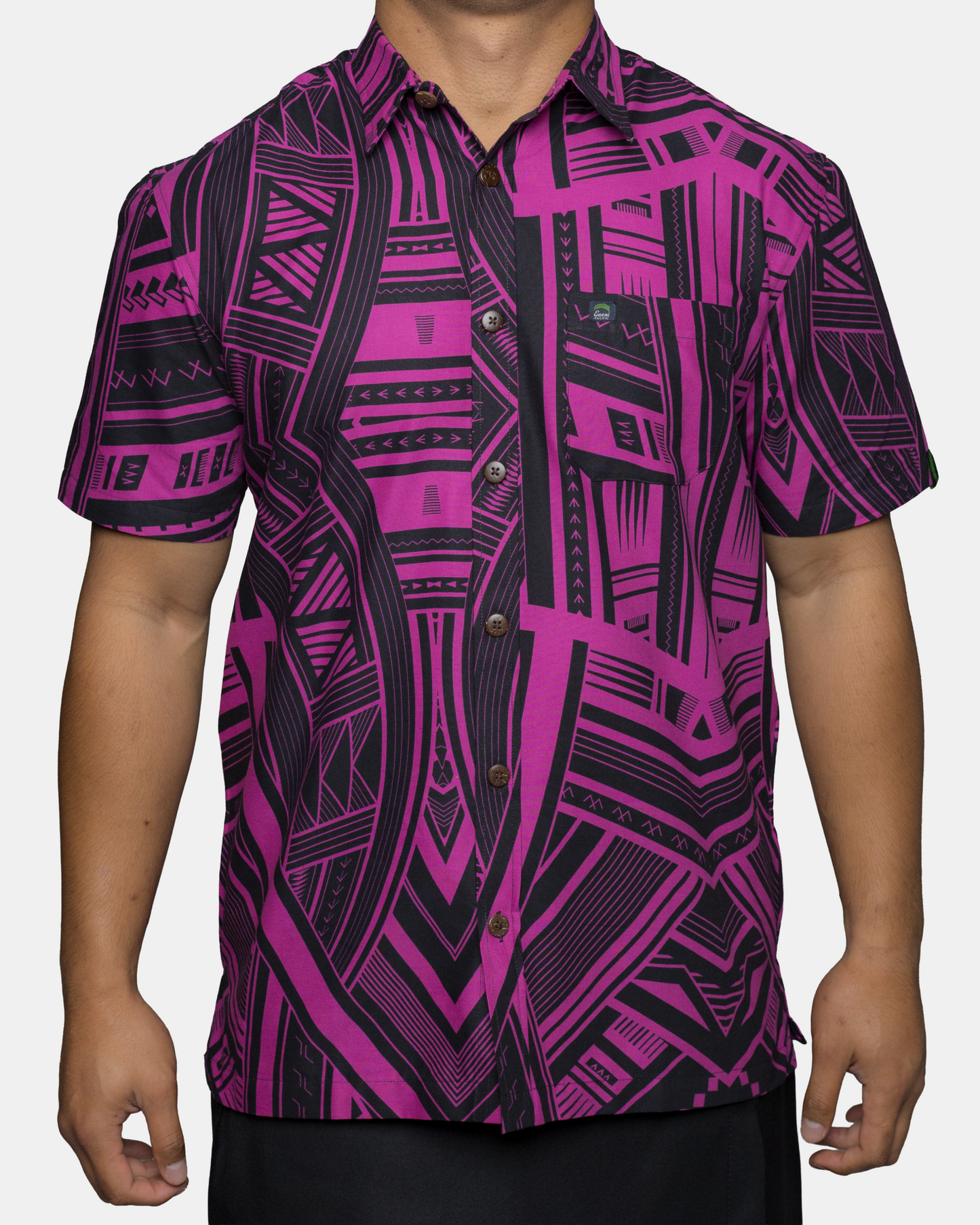 Eveni Pacific Men's Classic Elei Shirt - Atamu Pop