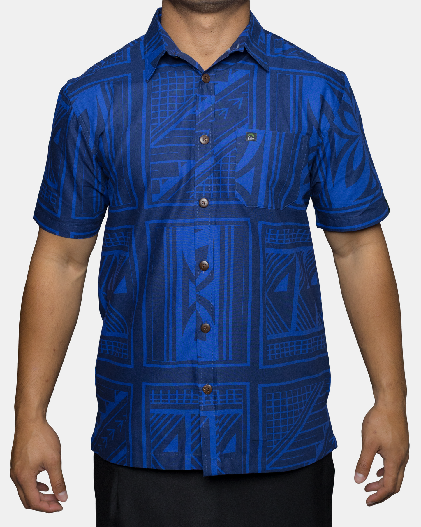 EP MN ELEI SHIRT S/S LAUGH BLUE