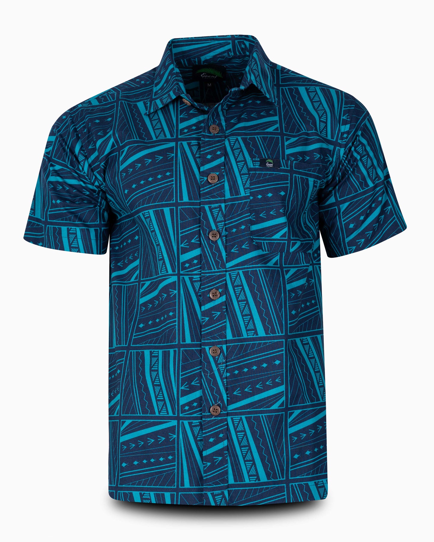 EP MN ELEI SHIRT S/S PARADISE BLUE