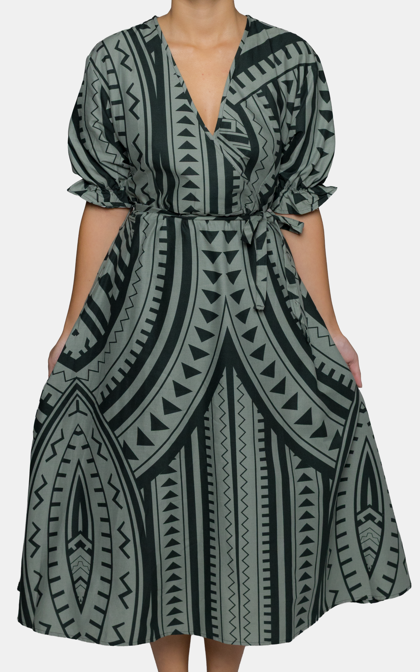 EP LADIES JULIA MAXI DRESS VISA GREEN