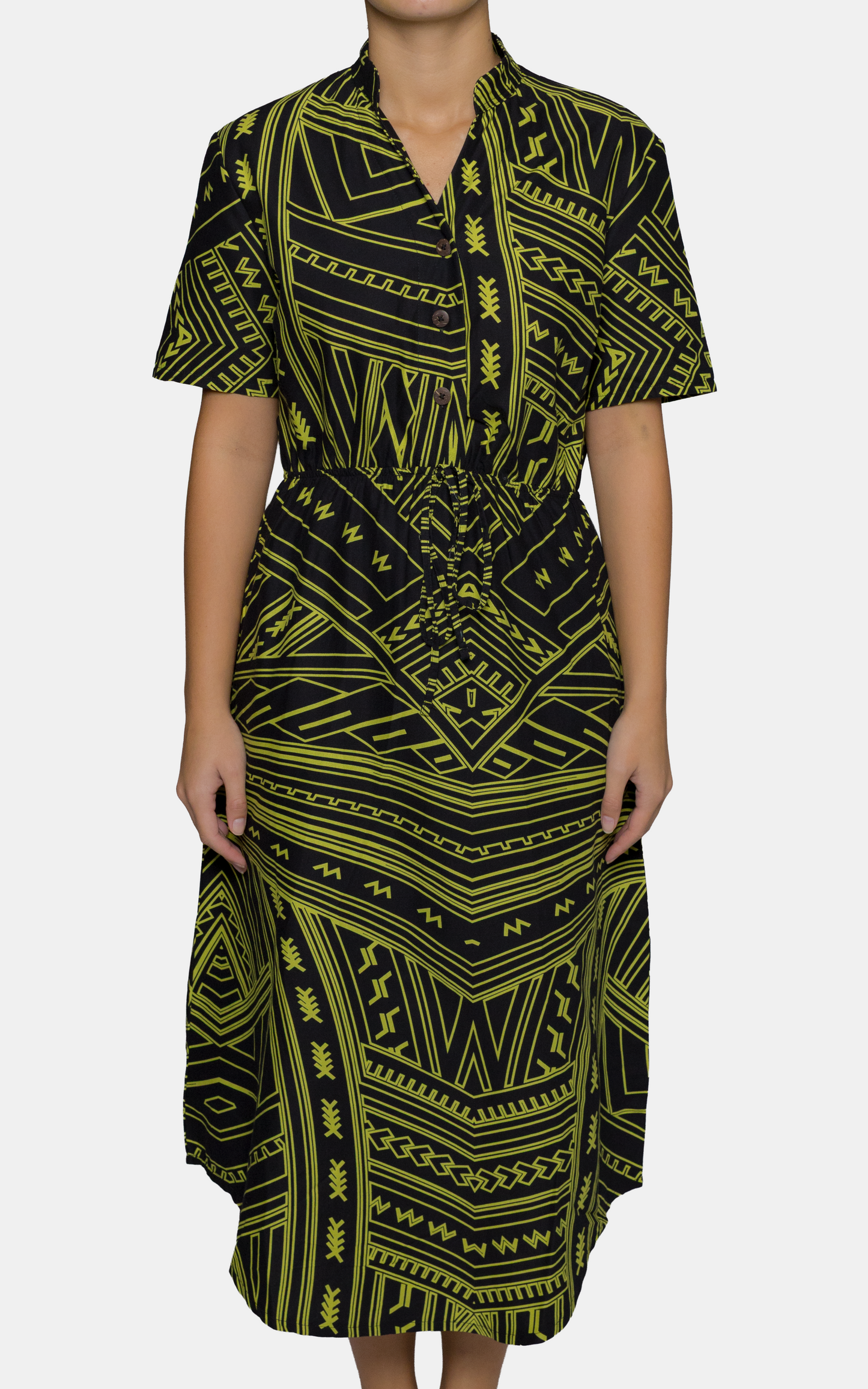 EP LADIES NORA DRESS YELLOW TAIL