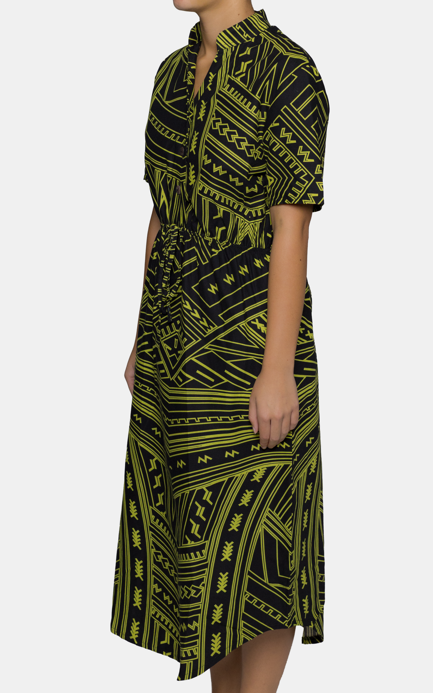 EP LADIES NORA DRESS YELLOW TAIL