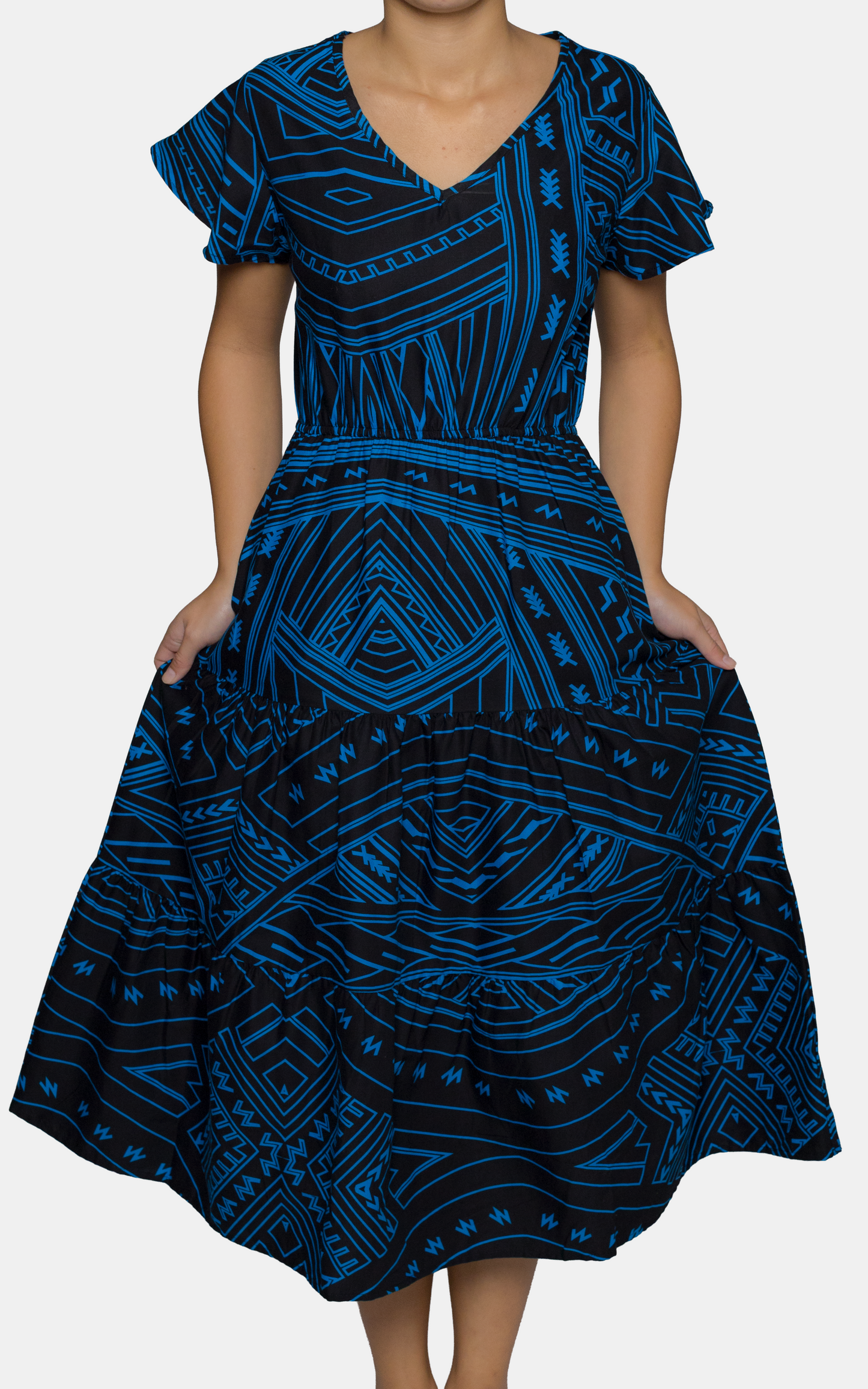 EP LADIES LEILANI DRESS LUKO BLUE