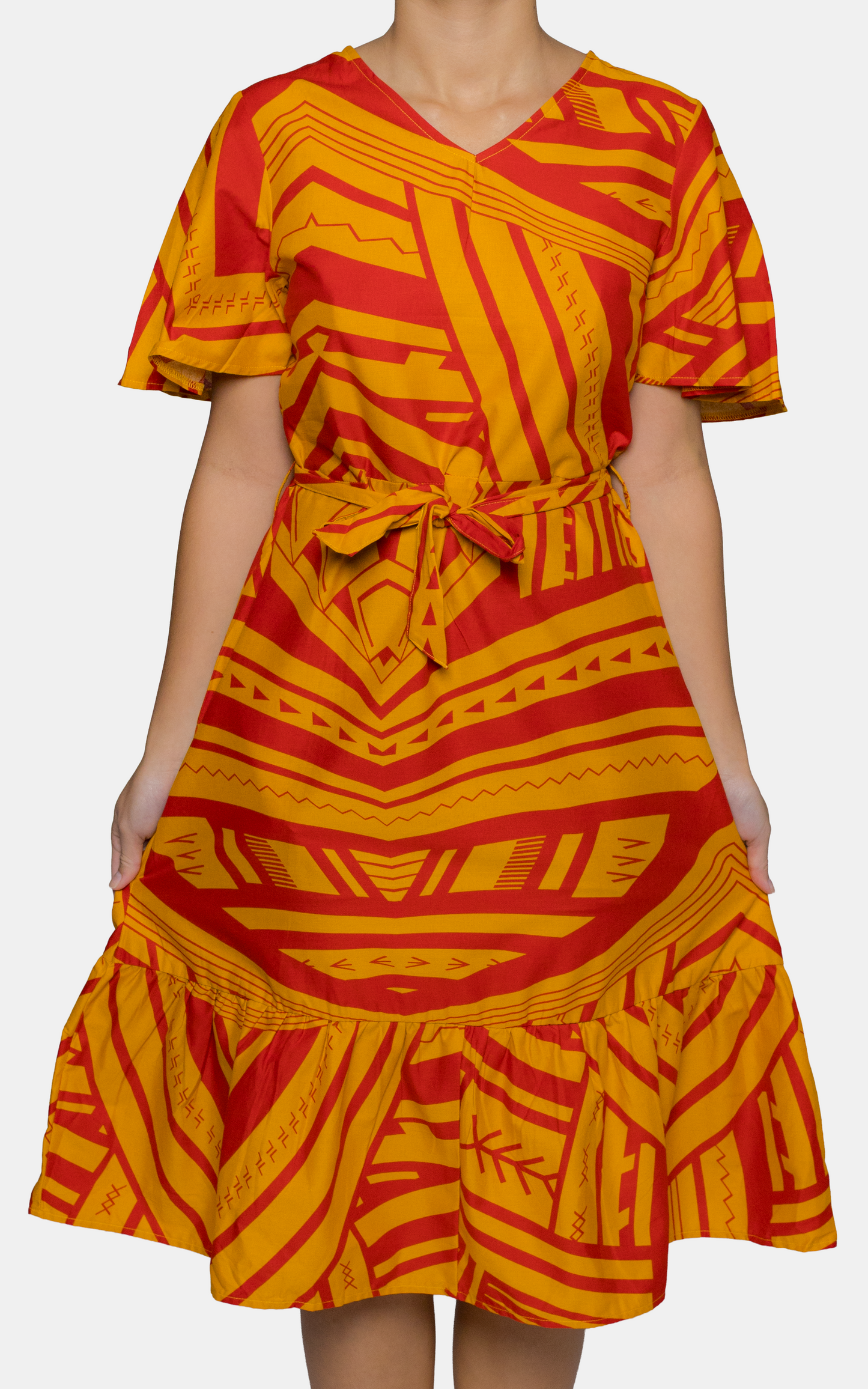 EP LADIES ULA DRESS TARAKO ORANGE
