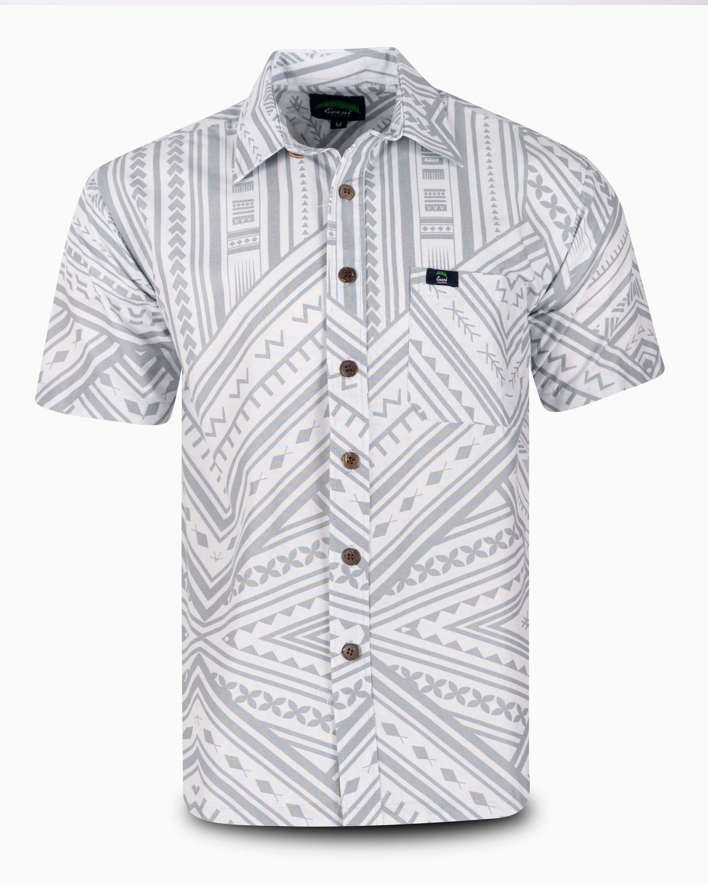 Eveni Pacific Men's Classic Elei Shirt - Cactus Brown
