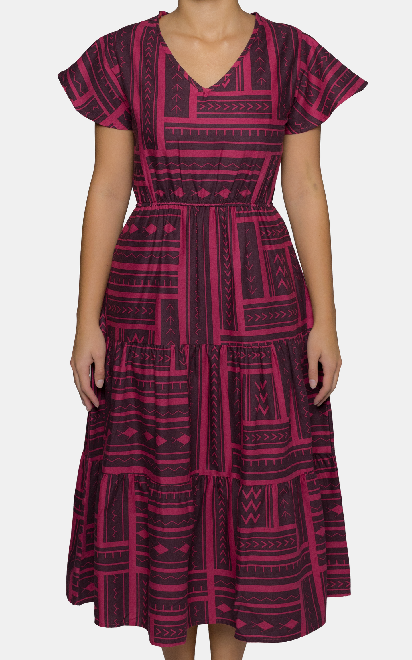 EP LADIES LEILANI DRESS CHERRY SHERBET