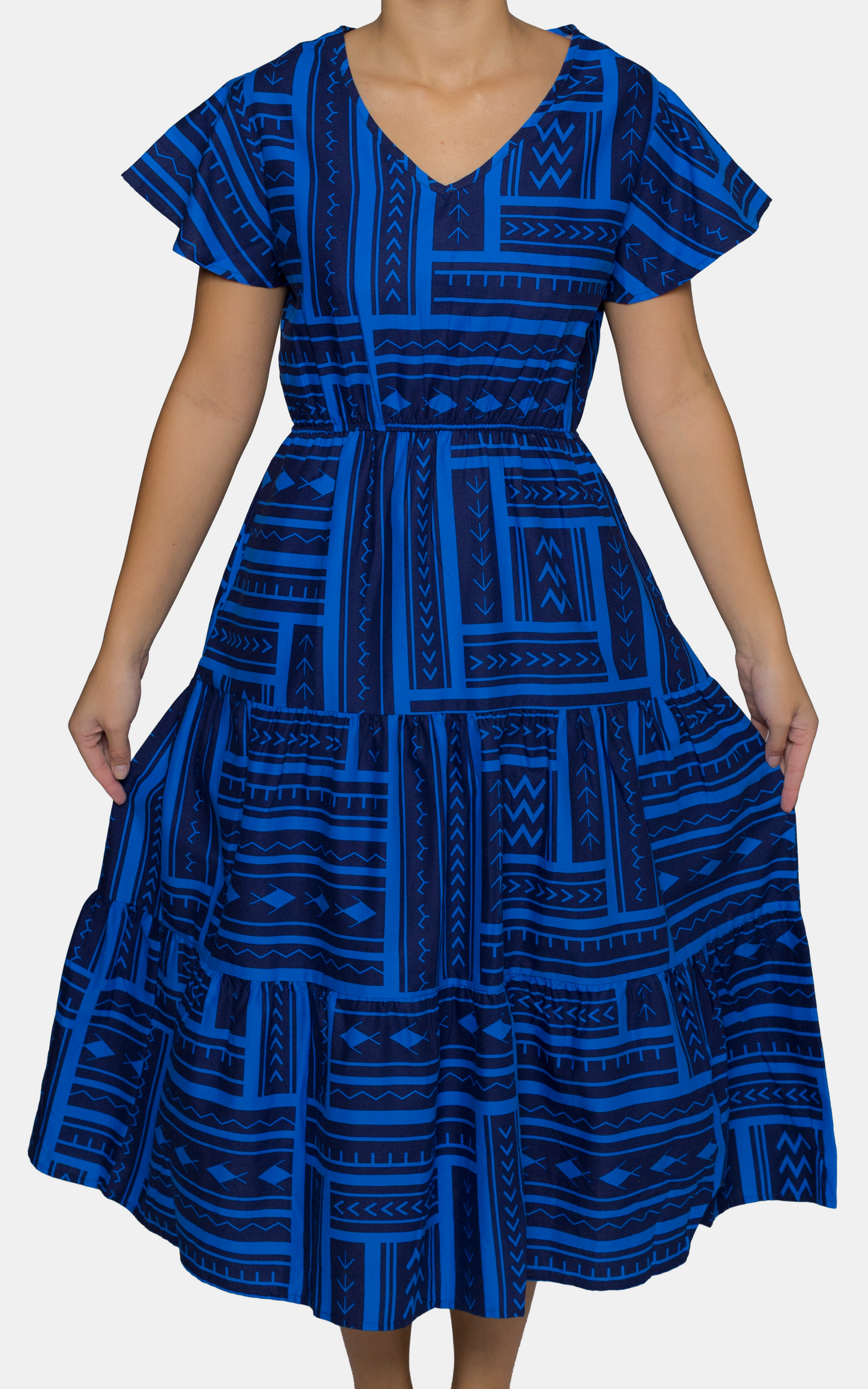EP LADIES LEILANI DRESS MENTOS BLUE