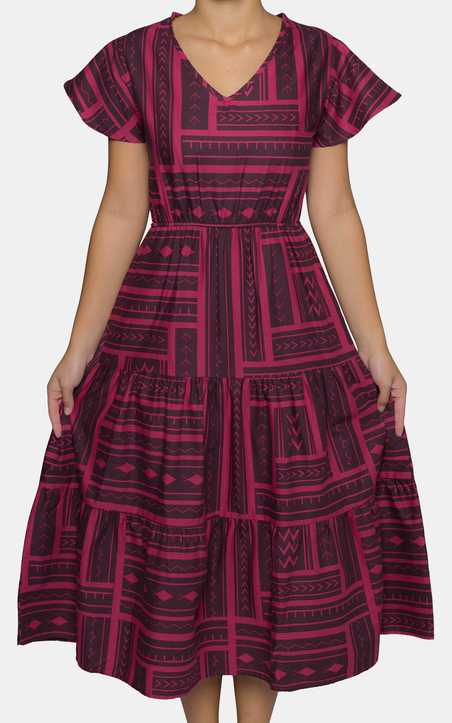 EP LADIES LEILANI DRESS CHERRY SHERBET