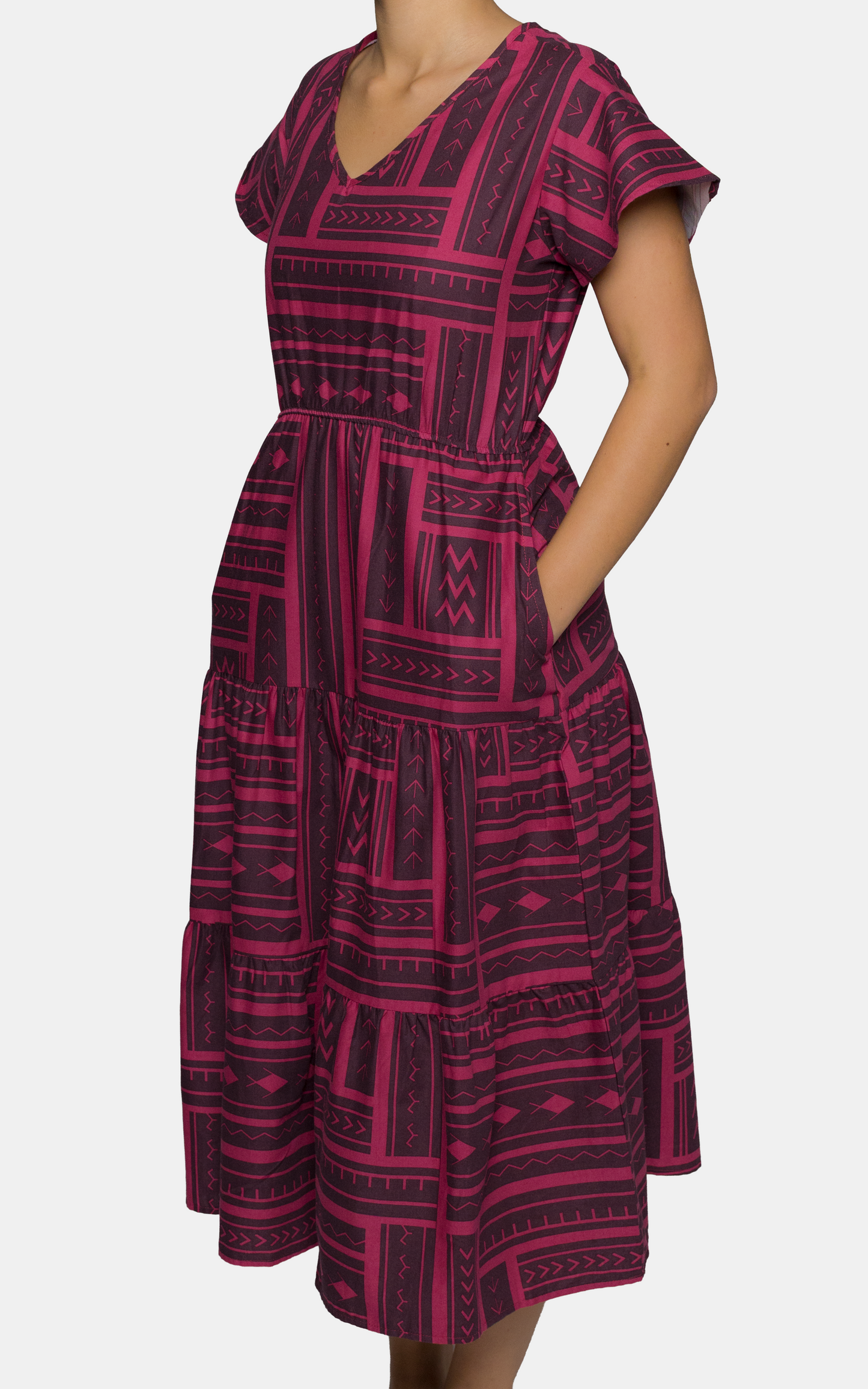 Eveni Pacific Ladies Leilani Dress - Cherry Sherbet