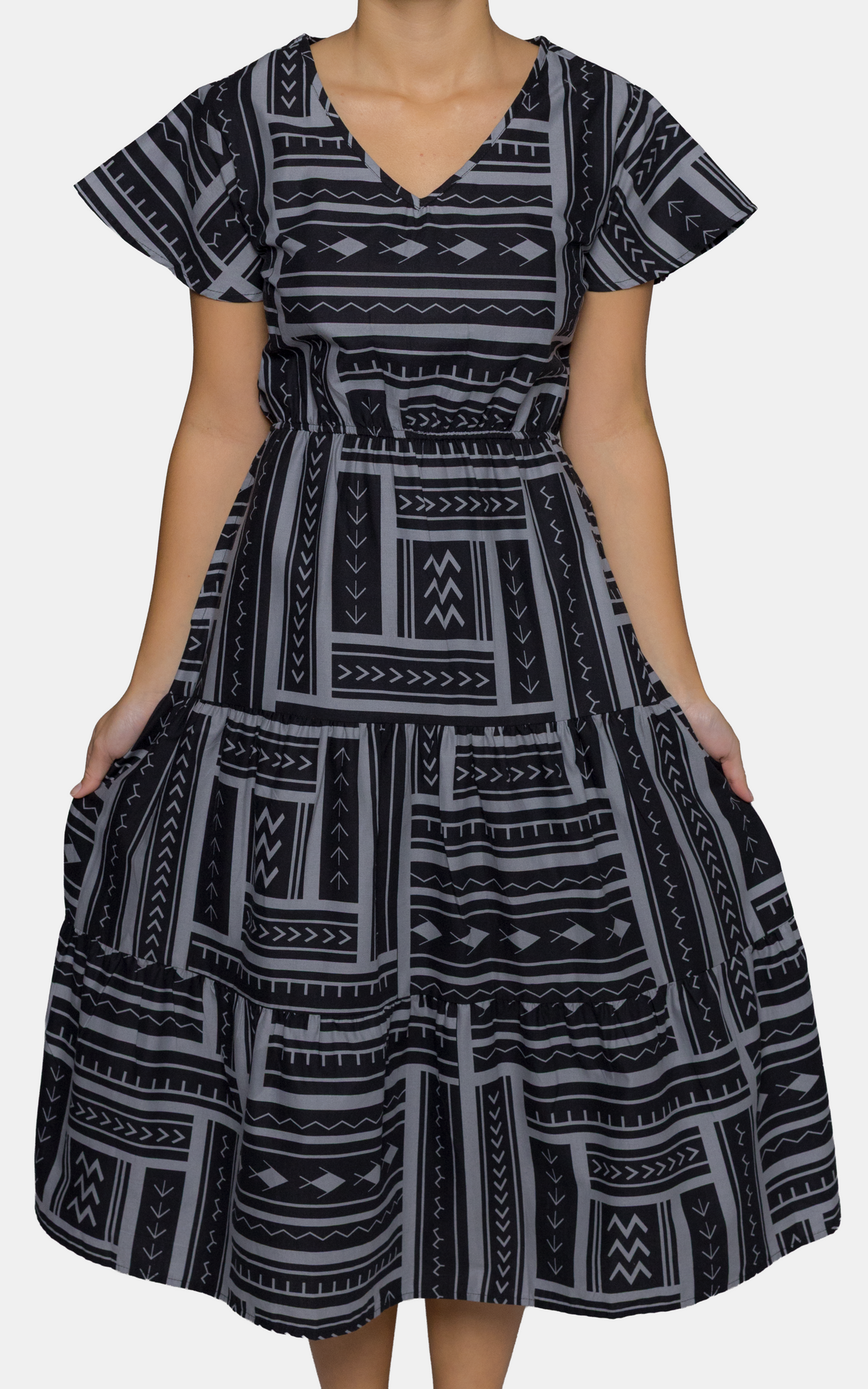 Eveni Pacific Ladies Leilani Dress - Licorice Black