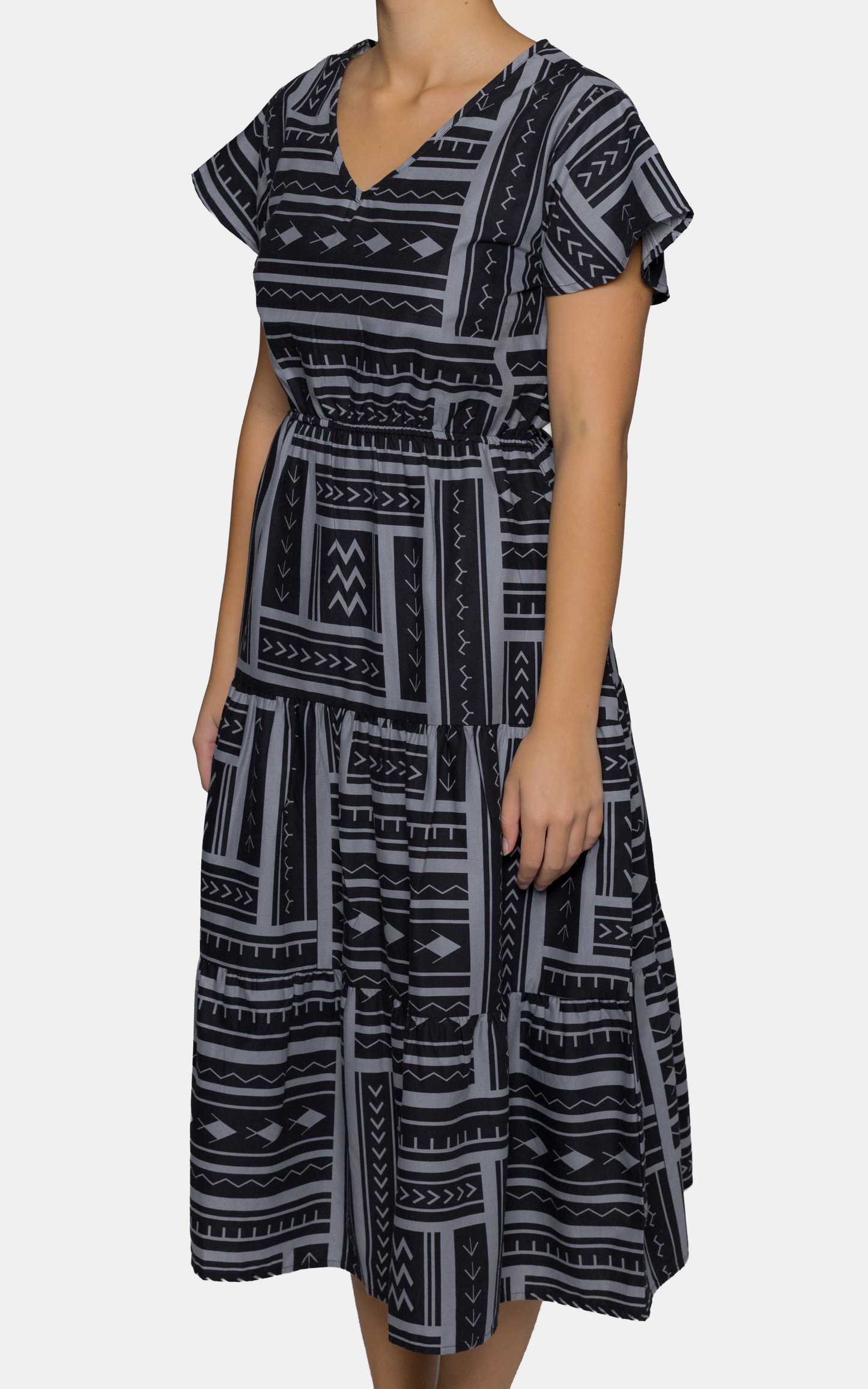 Eveni Pacific Ladies Leilani Dress - Licorice Black