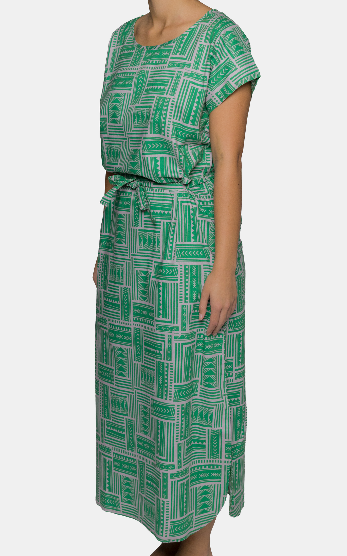 Eveni Pacific Ladies Kendall Maxi Dress - Green Brie