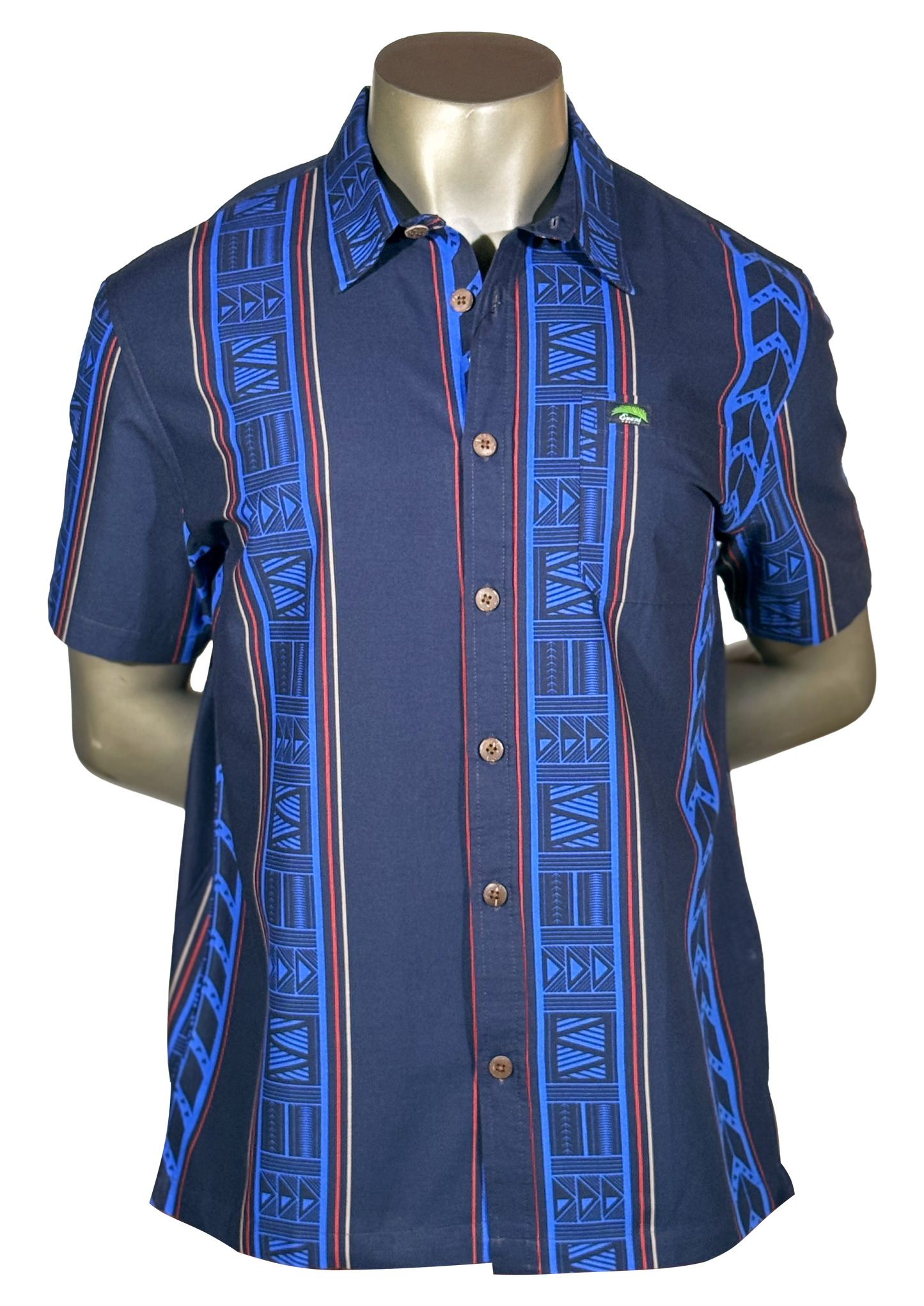 Eveni Pacific Men's Classic Elei Shirt - Surfer's Solace Blue