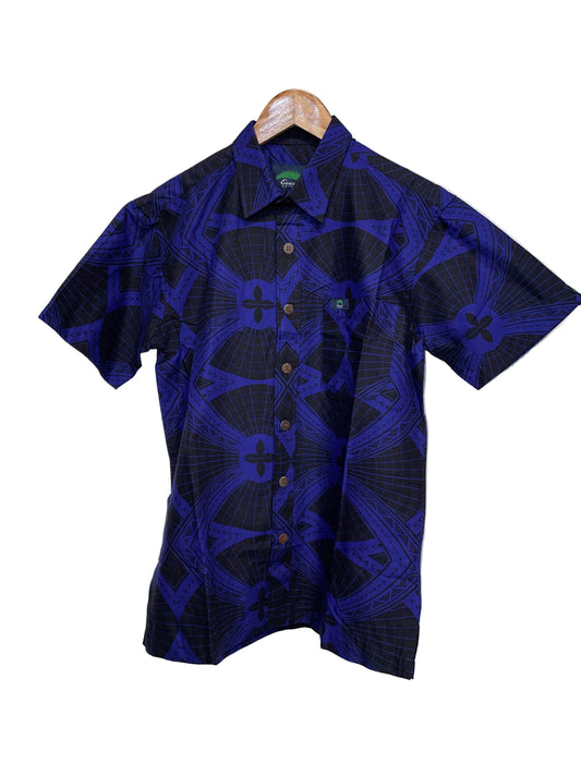 Eveni Pacific Men's Classic Elei Shirt - Pisa Navy