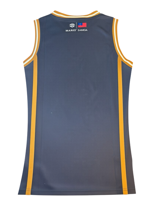 MKS Boys Basketball Jersey 32 Height Navy