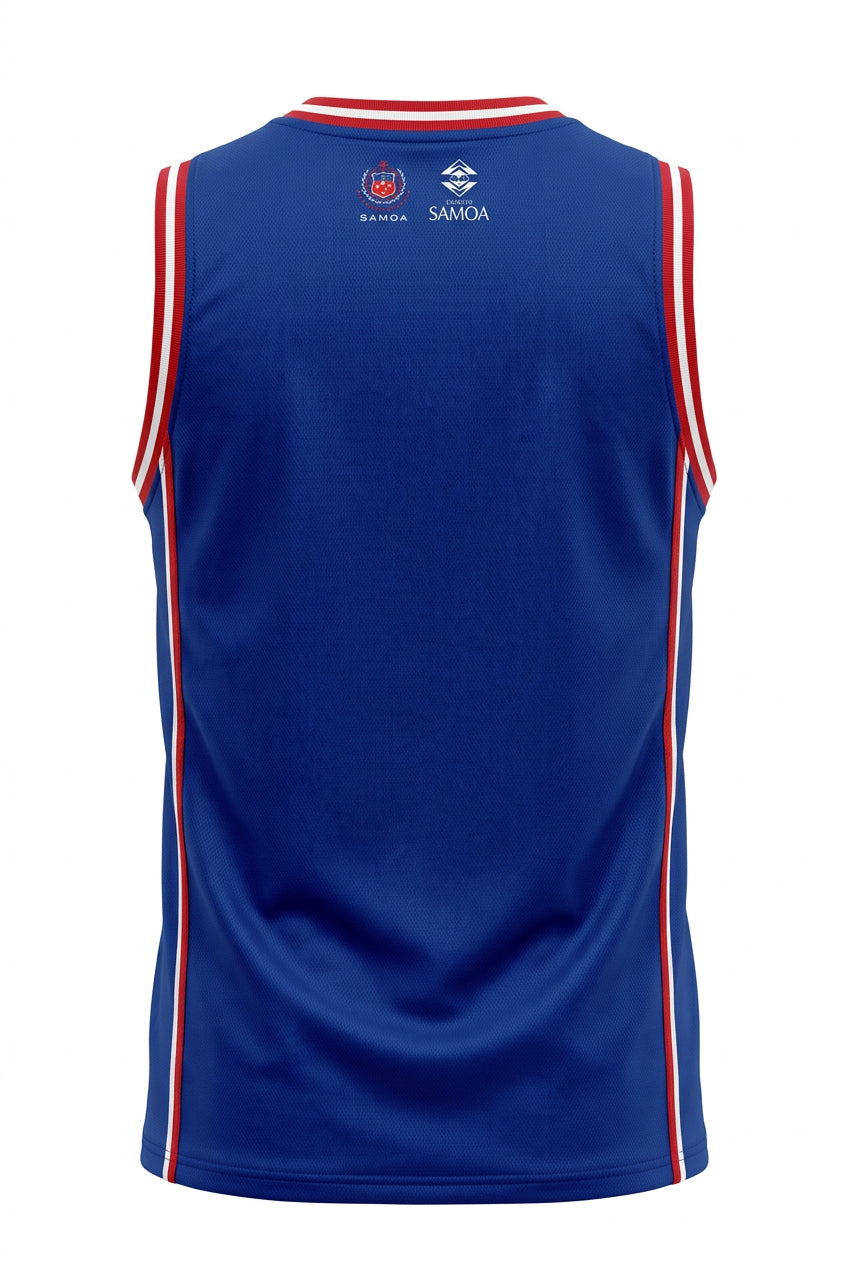 Toa Samoa Men's Basketball Jersey 3 - Royal Blue