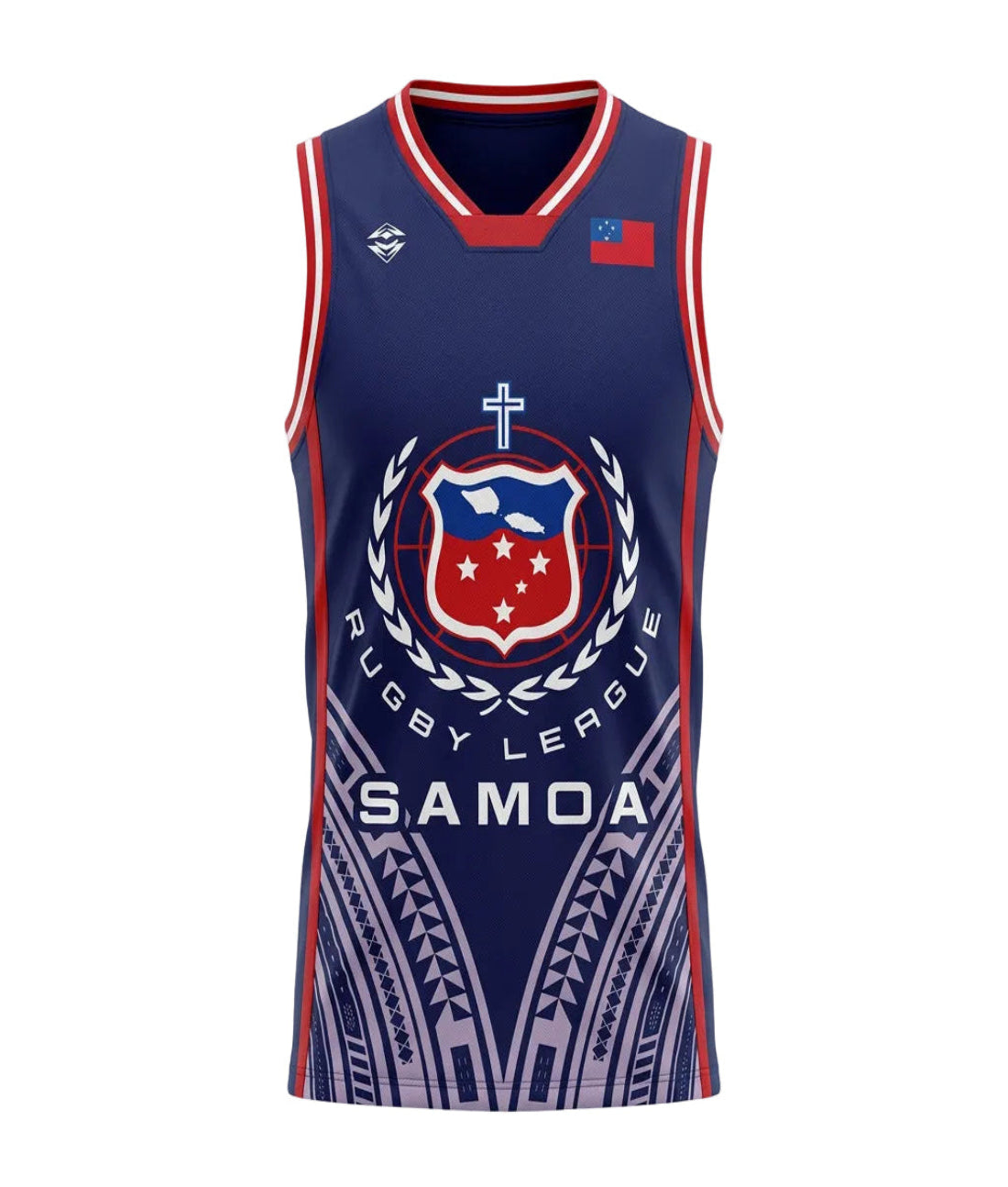 Toa Samoa Men's Basketball Jersey 3 - Royal Blue