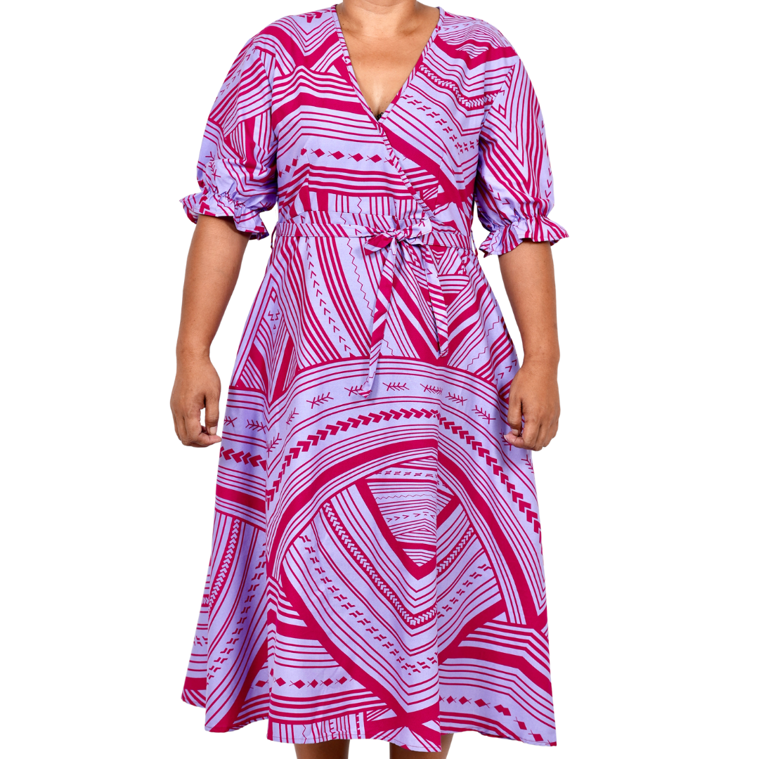 Eveni Pacific Ladies Julia Maxi Dress - Sparkle Lilac