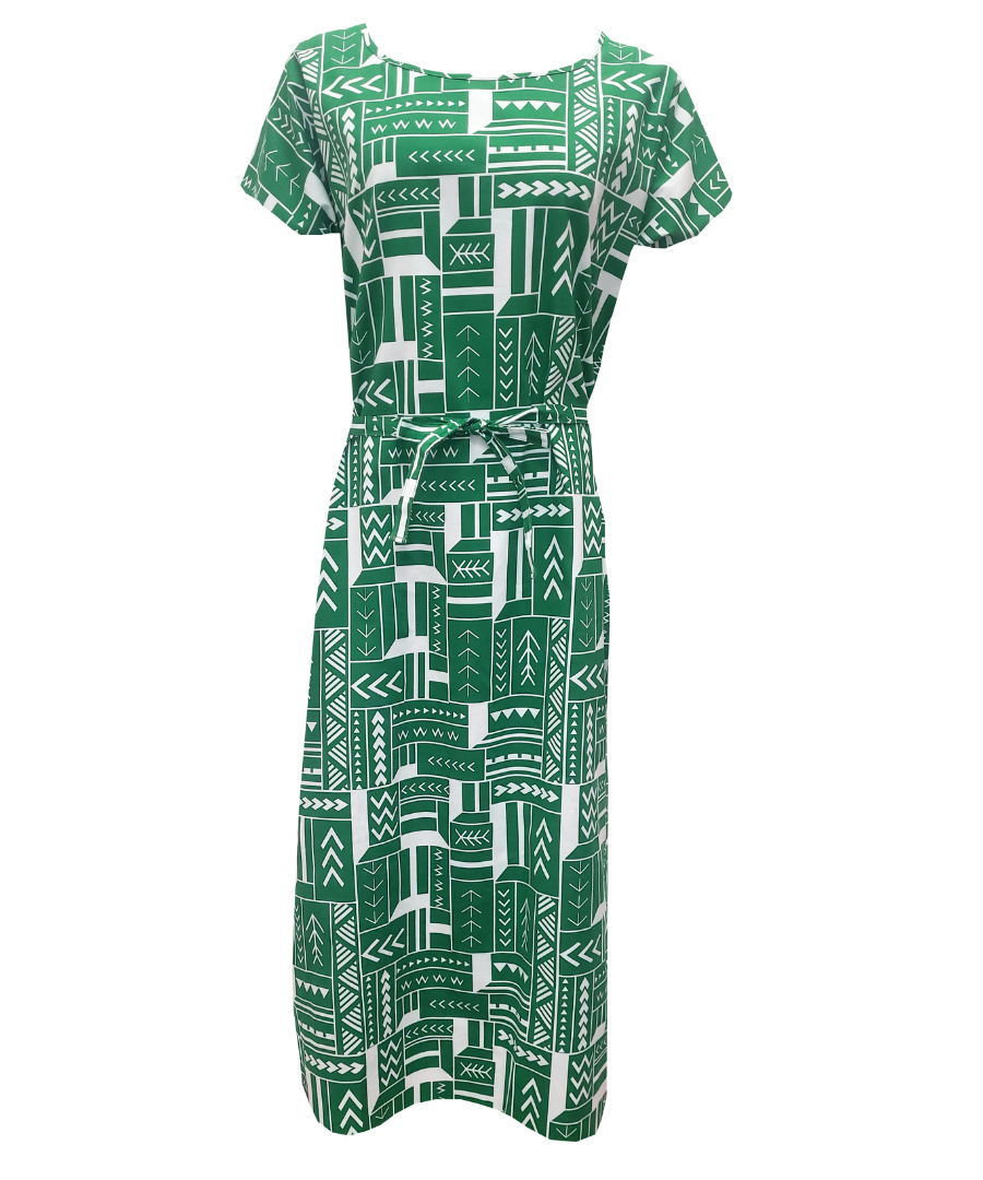 Eveni Pacific Ladies Kendall Maxi Dress - Anofale Green