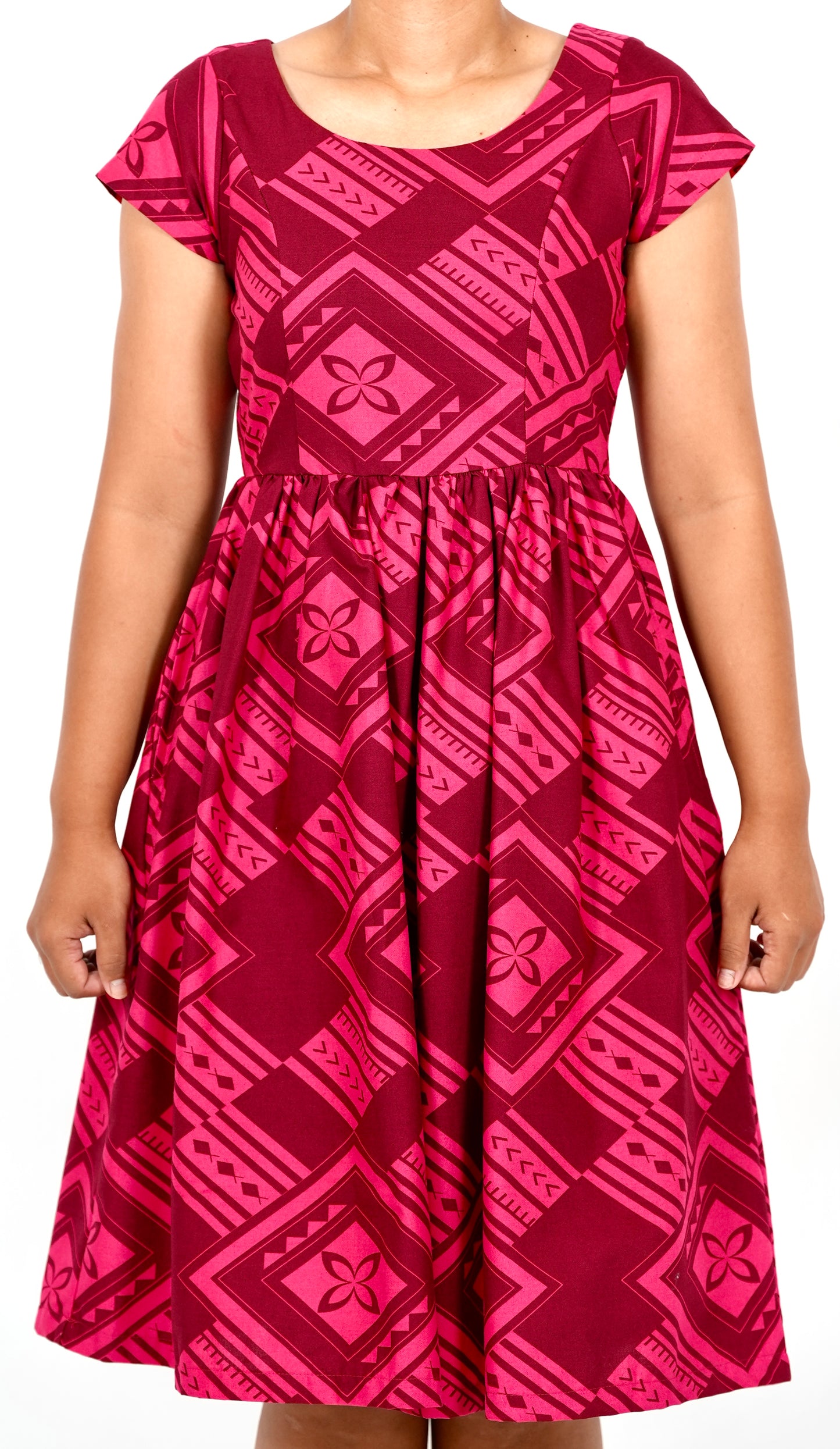 Eveni Pacific Ladies Midi Dress - Red Haven