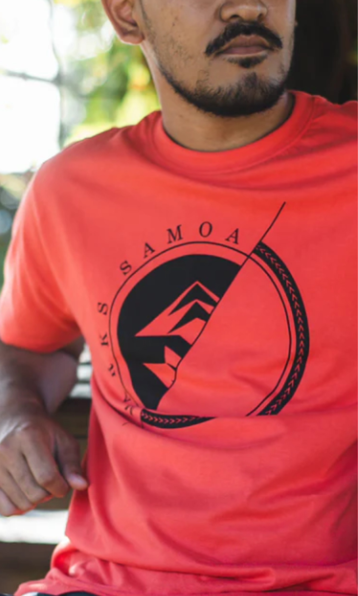 MKS Samoa Casual Tees - Red